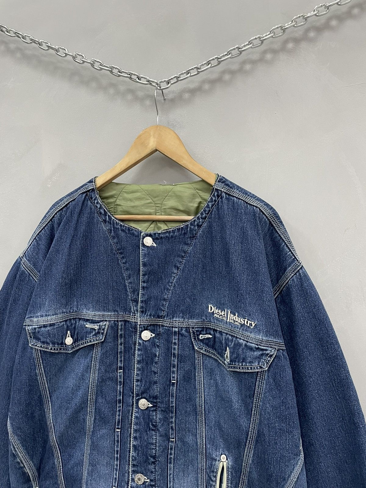 Diesel Diesel trucker denim jacket retro hype rare y2k Size US XXL / EU 58 / 5 - 5 Thumbnail