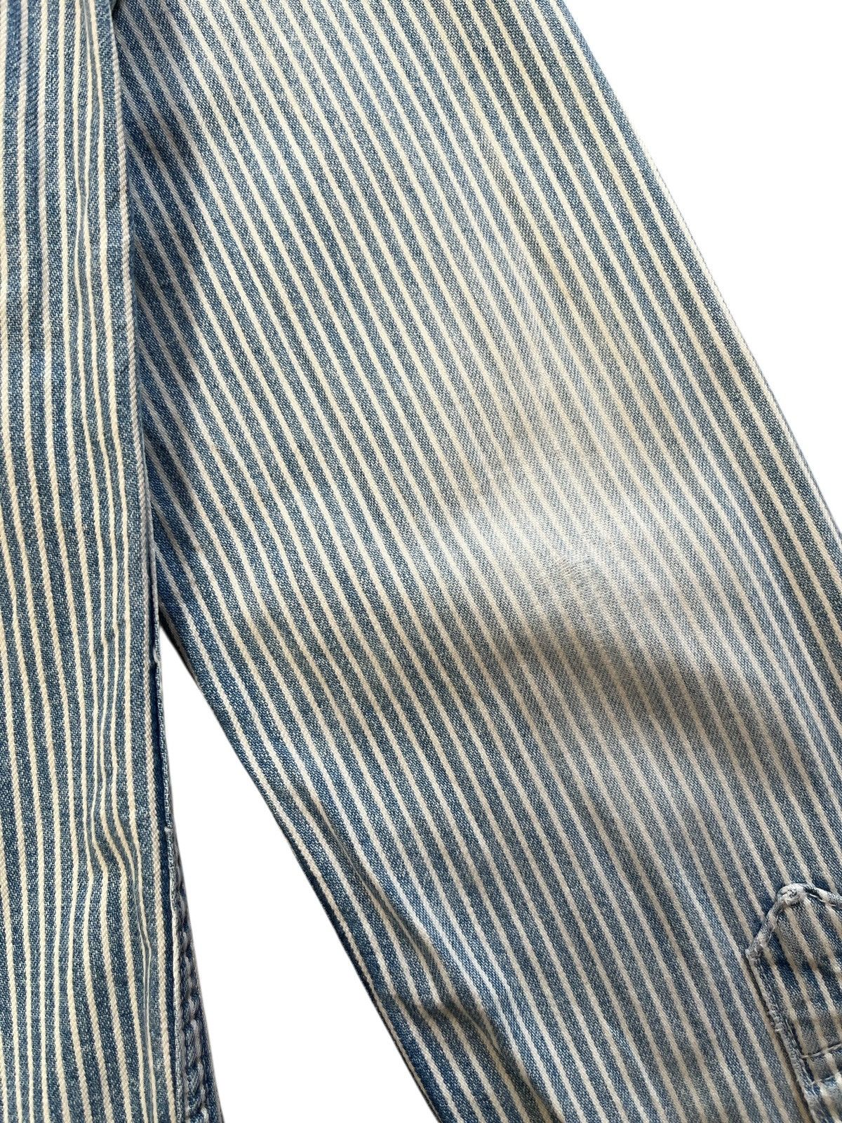 Number (N)ine Number (N)ine S08-NNS001C Zippo Hickory Denim Shirt Size US S / EU 44-46 / 1 - 18 Thumbnail