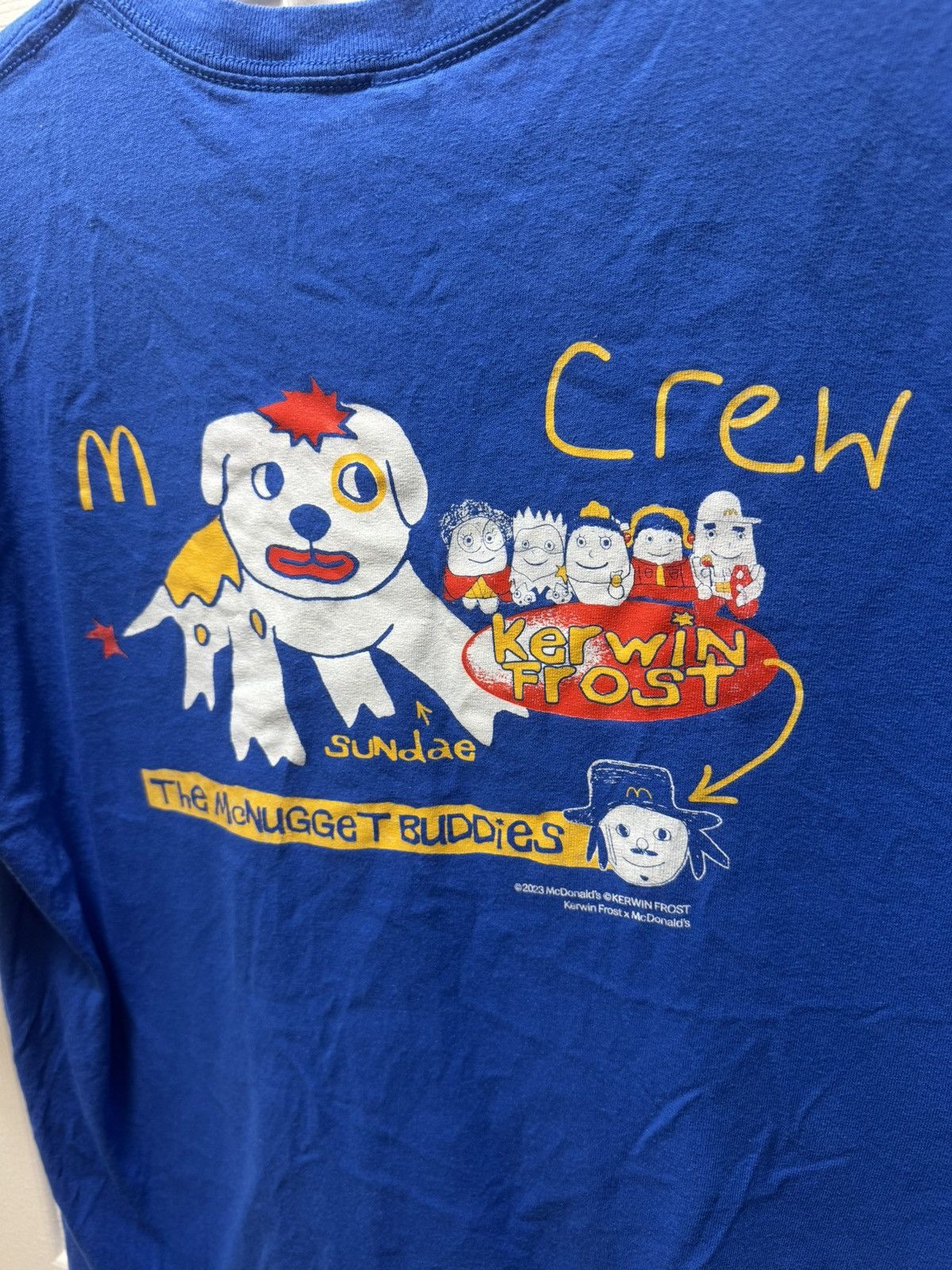 Asspizza × Gildan Kerwin Frost Mcdonalds Crew Mcnugget Buddies Gildan T-Shirt Size US L / EU 52-54 / 3 - 5 Thumbnail