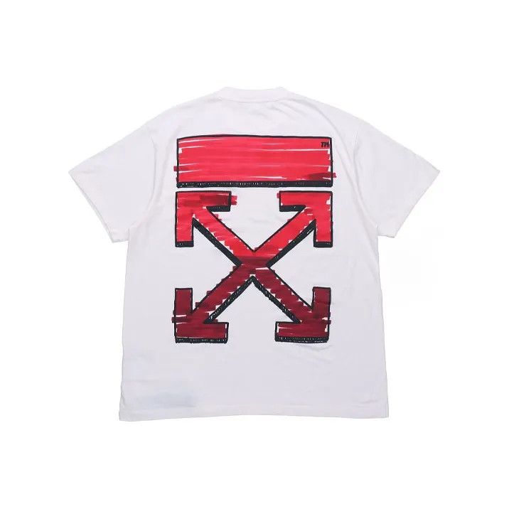 Off-White Off-White Red Arrow Short Sleeve T-Shirt 0079 Size US L / EU 52-54 / 3 - 1 Thumbnail
