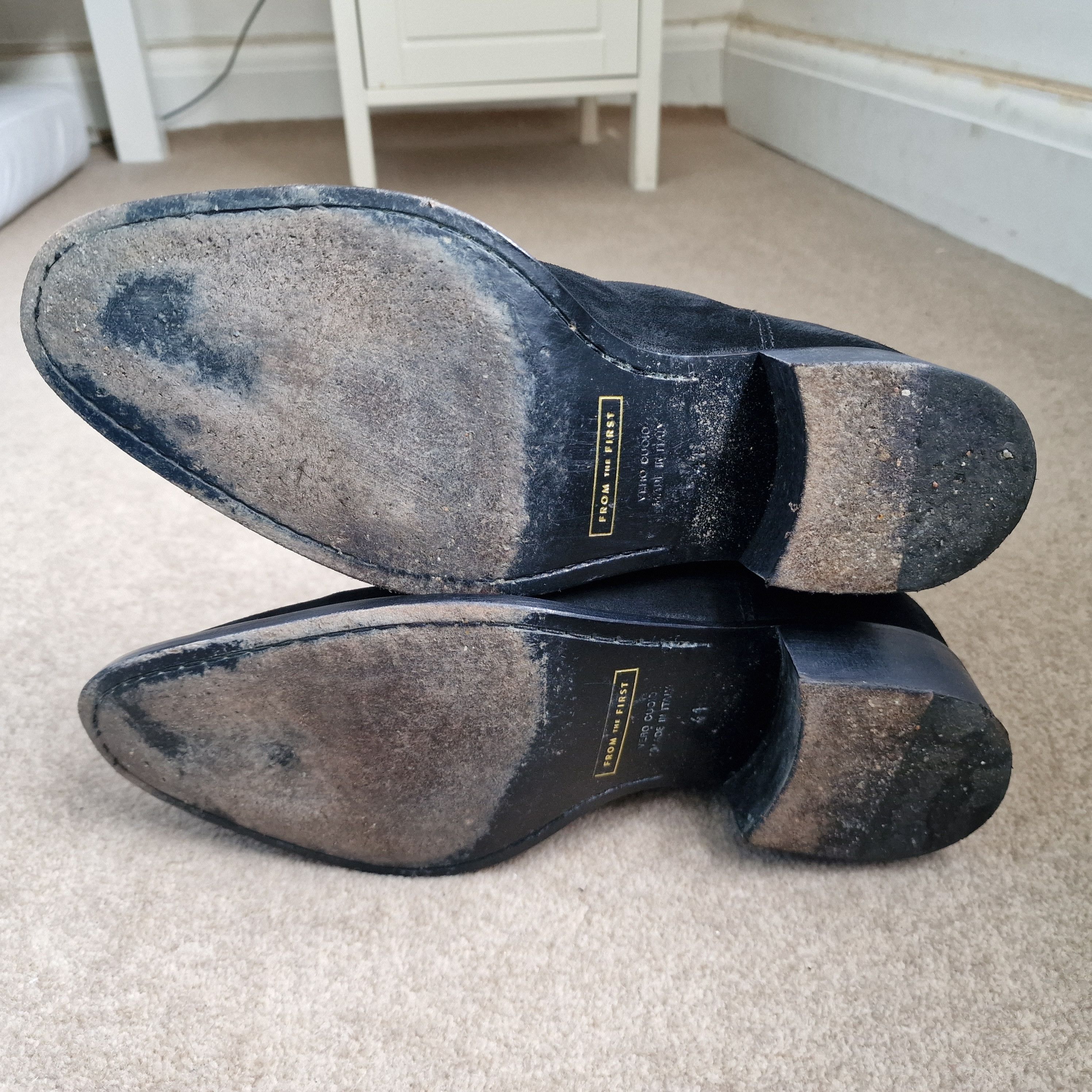 From The First AW18 Black Suede Chelsea 'Luca' Boots (41 EU) Size US 8 / EU 41 - 6 Thumbnail