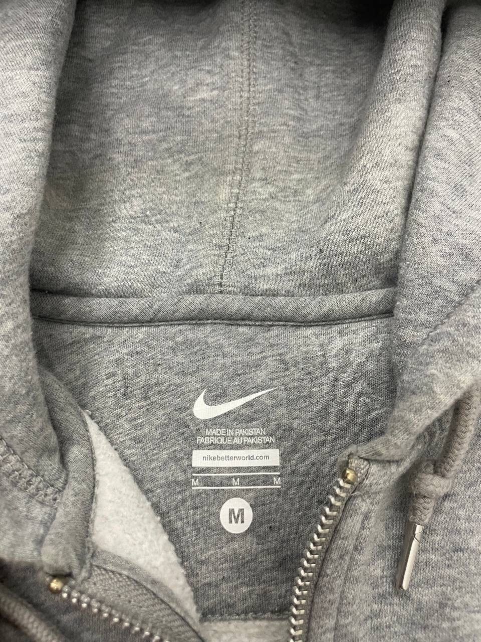 Japanese Brand × Nike × Vintage Vintage Nike Zip Up Swoosh Hoodie Y2K Size US M / EU 48-50 / 2 - 5 Thumbnail