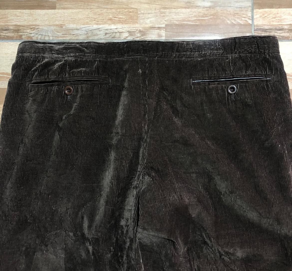 Hermes × Vintage 90s Hermes Corduroy Trousers Pants