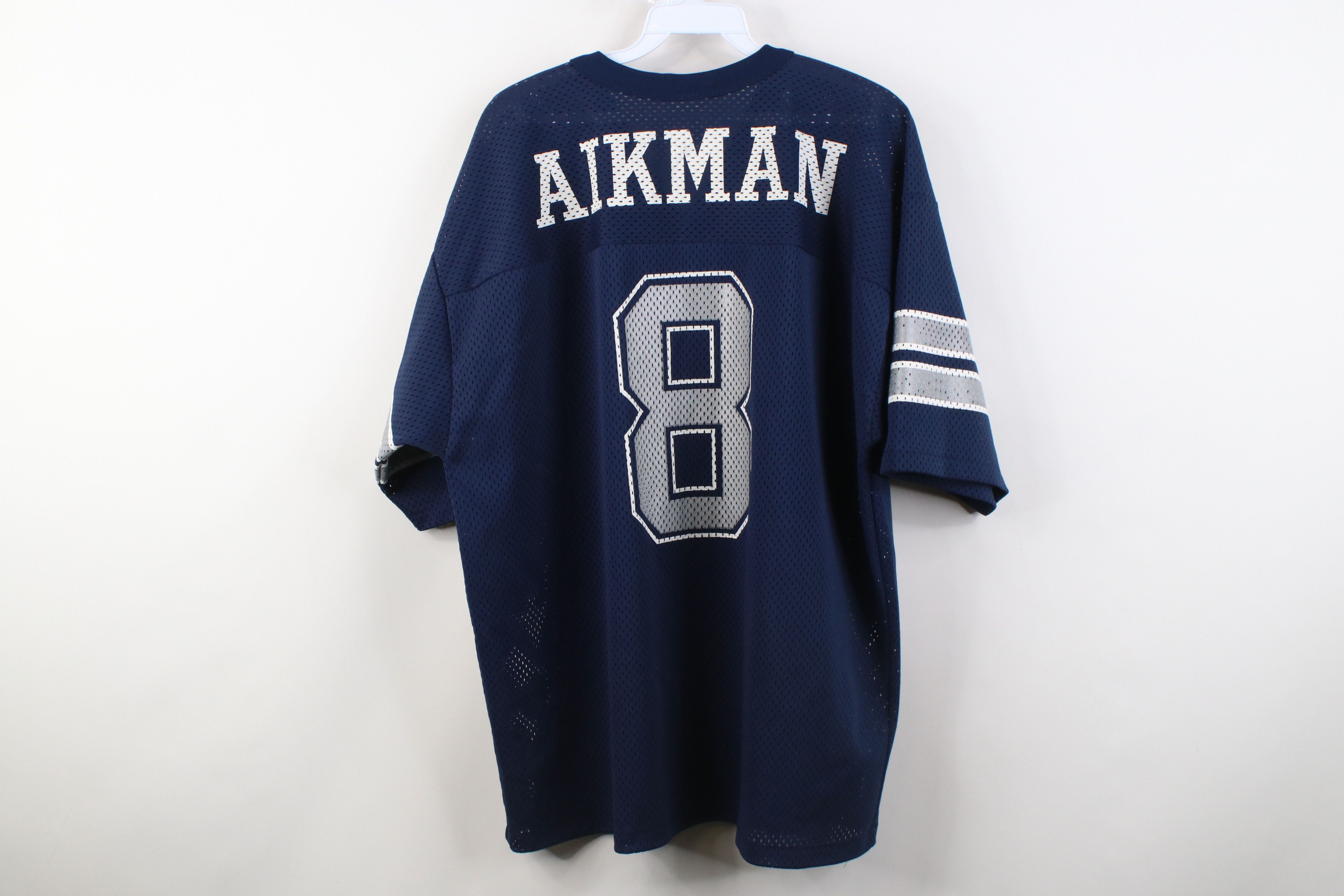 Vintage Vintage 90s Dallas Cowboys Football Jersey Blue USA #8 Size US L / EU 52-54 / 3 - 10 Thumbnail
