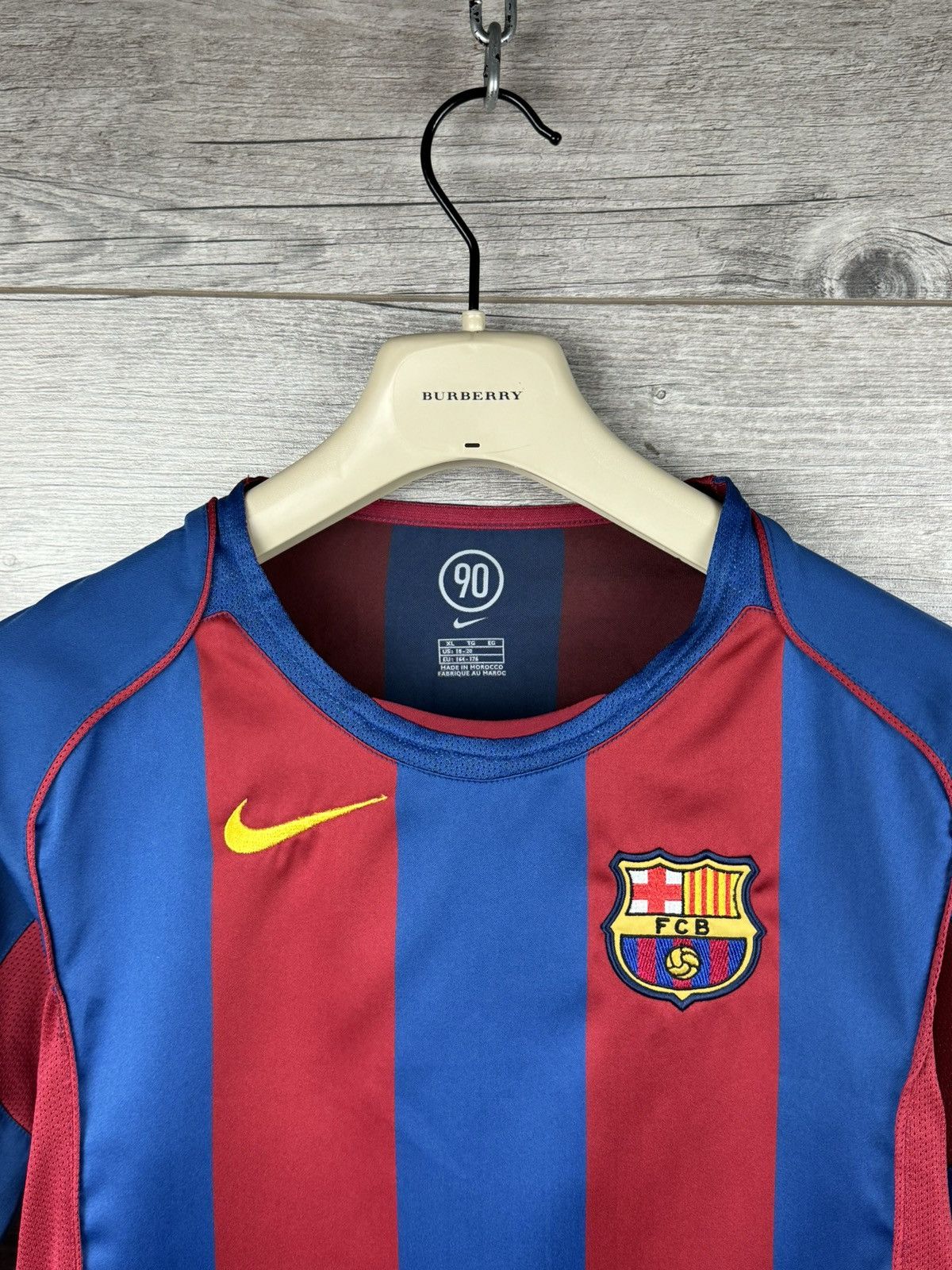 Nike × Vintage Nike Barcelona 2004- 05 Home Shirt Y2K Drill size XS Size US XS / EU 42 / 0 - 6 Thumbnail