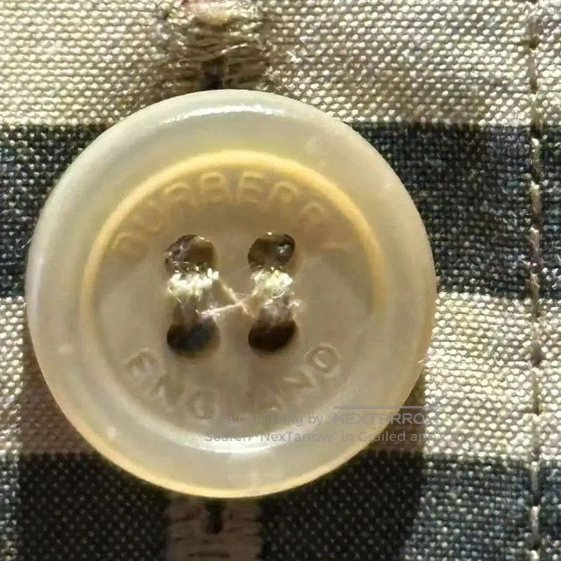 Burberry Burberry Khaki Cotton Short Sleeve Shirt. Size S / US 4 / IT 40 - 5 Thumbnail