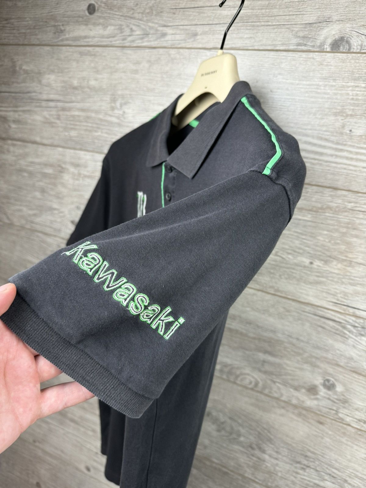 Japanese Brand × NASCAR Polo Kawasaki Moto Racing size XL Size US XL / EU 56 / 4 - 10 Thumbnail