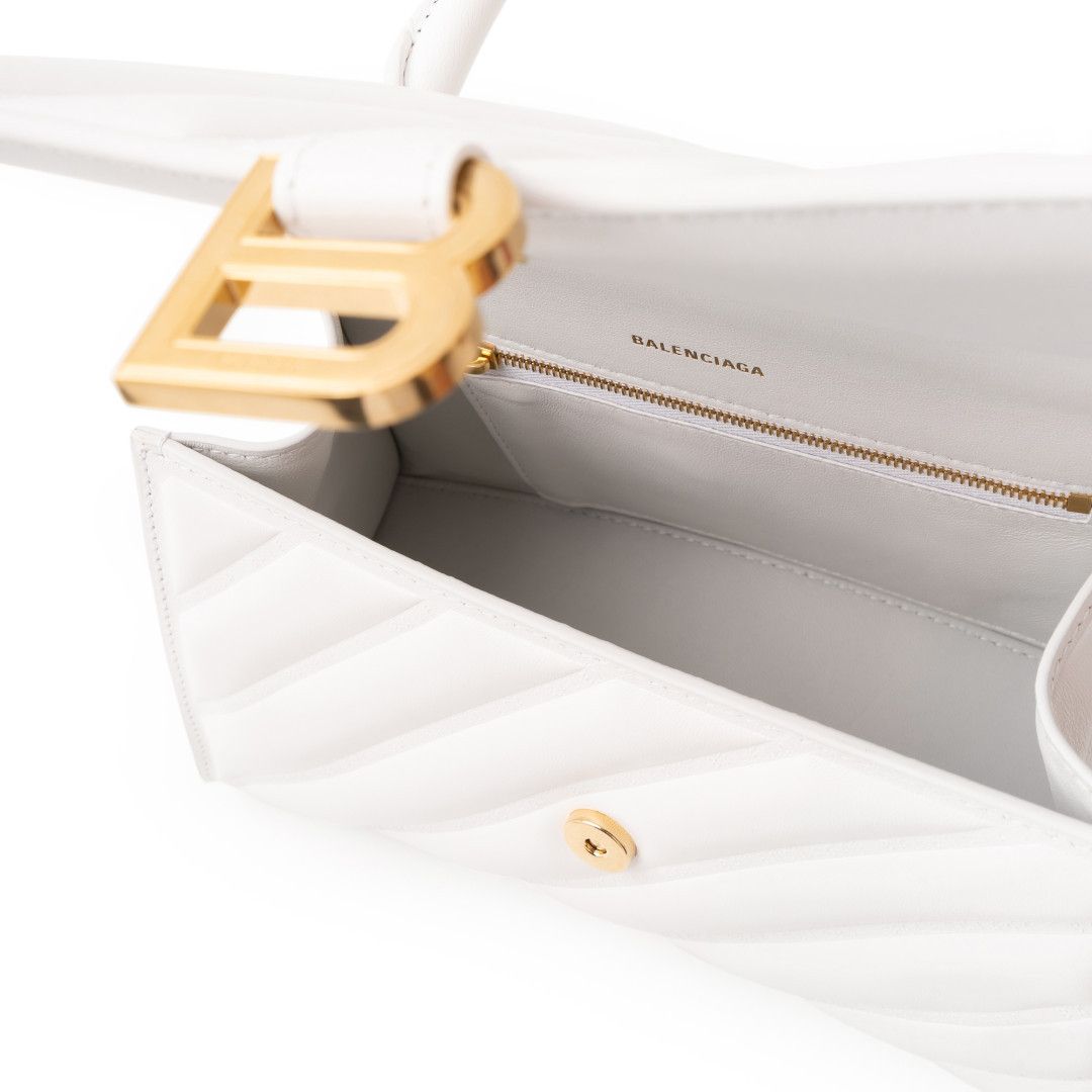 Balenciaga o1mt1gz1124 Size: OS / Hourglass Small Handbag Diagonal Size ONE SIZE - 4 Thumbnail