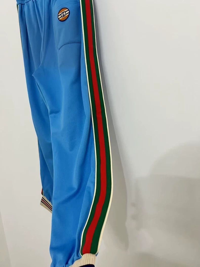Gucci Gucci Blue Side Stripe Sports Pants-2506 Size 41" - 3 Thumbnail