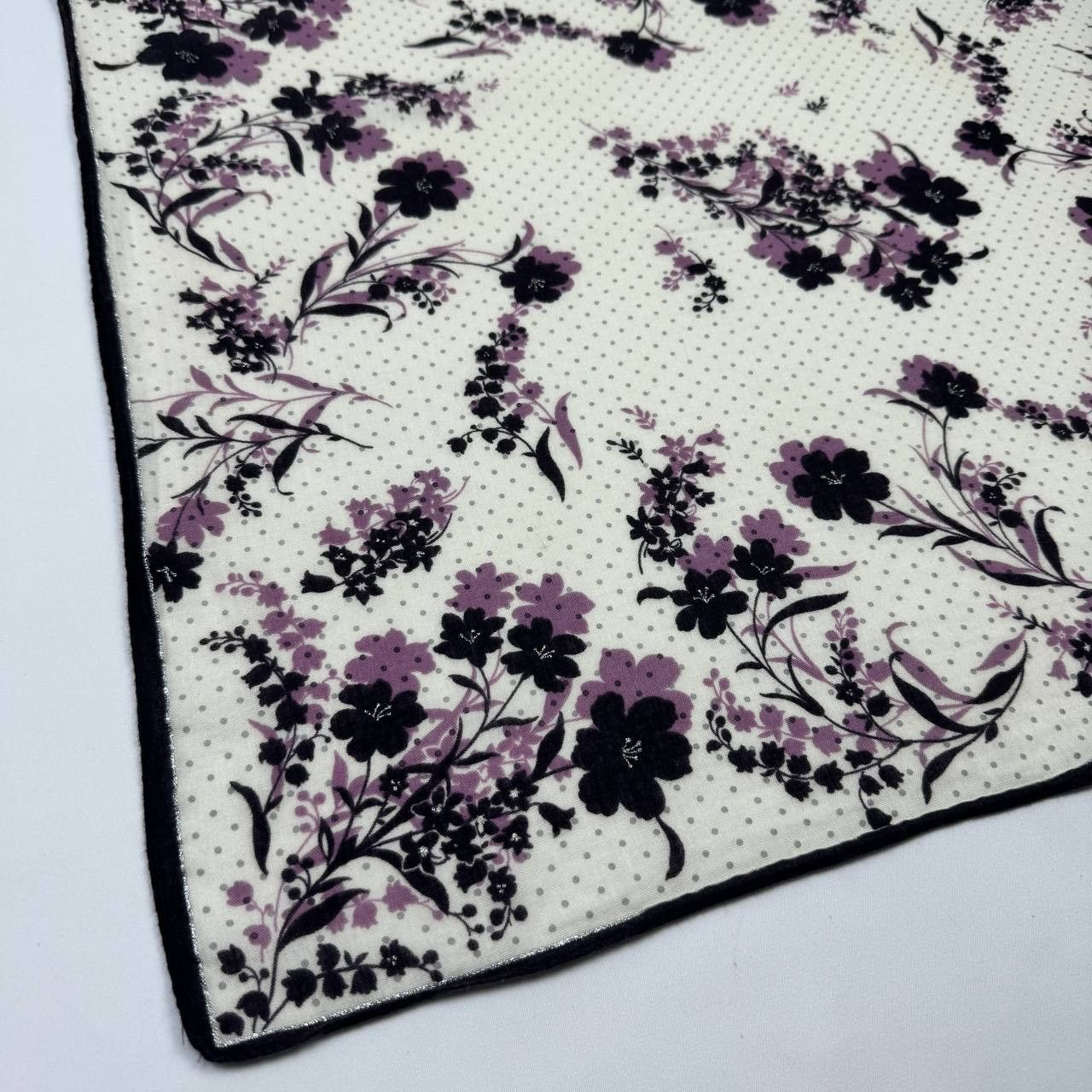 Pierre Balmain Vintage Pierre Balmain Pocket Square / Neckerchief – Floral Size ONE SIZE - 7 Thumbnail