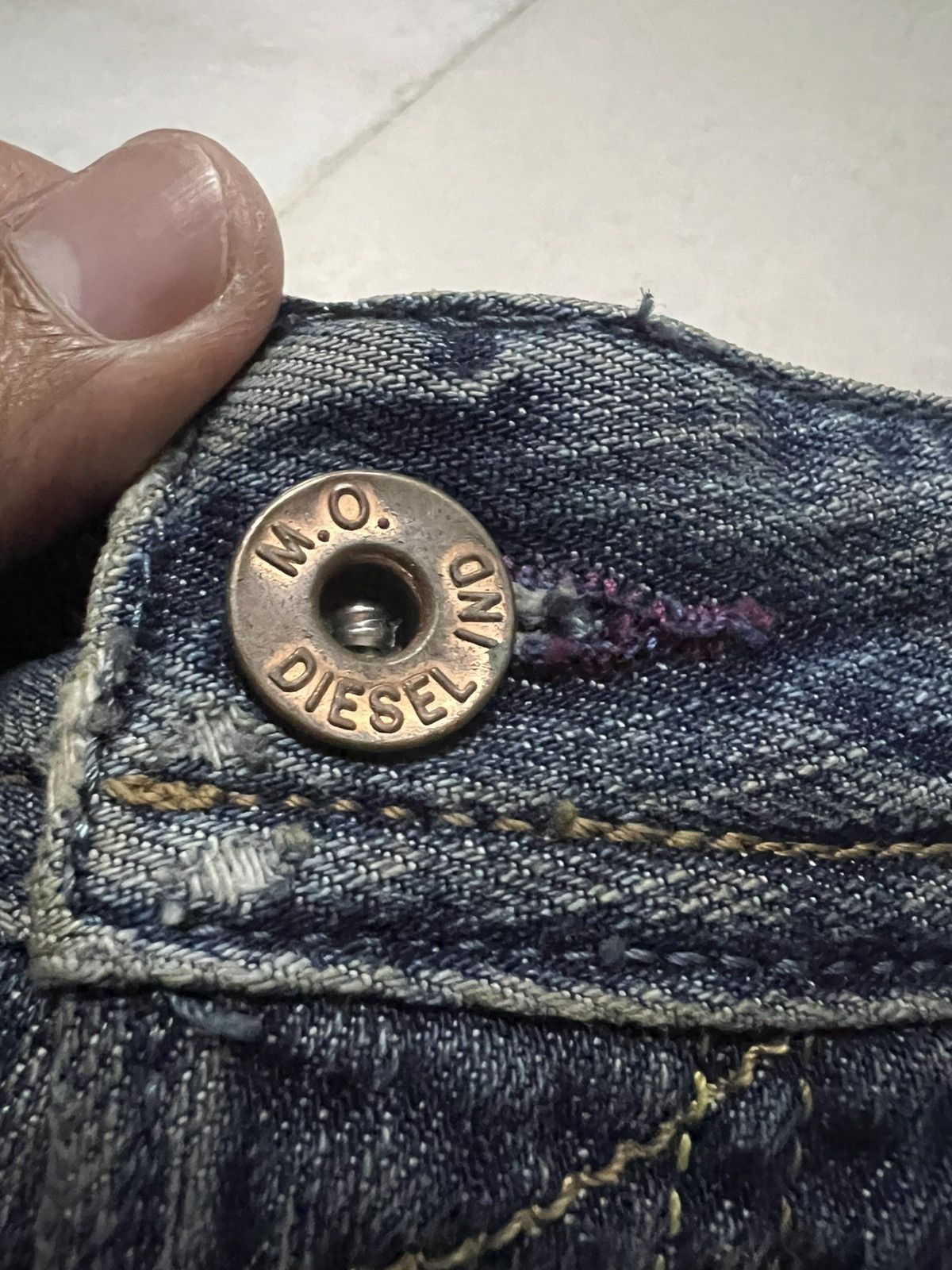 Diesel DIESEL INDUSTRY KAJO DISTRESSED JEANS Size US 30 / EU 46 - 10 Thumbnail