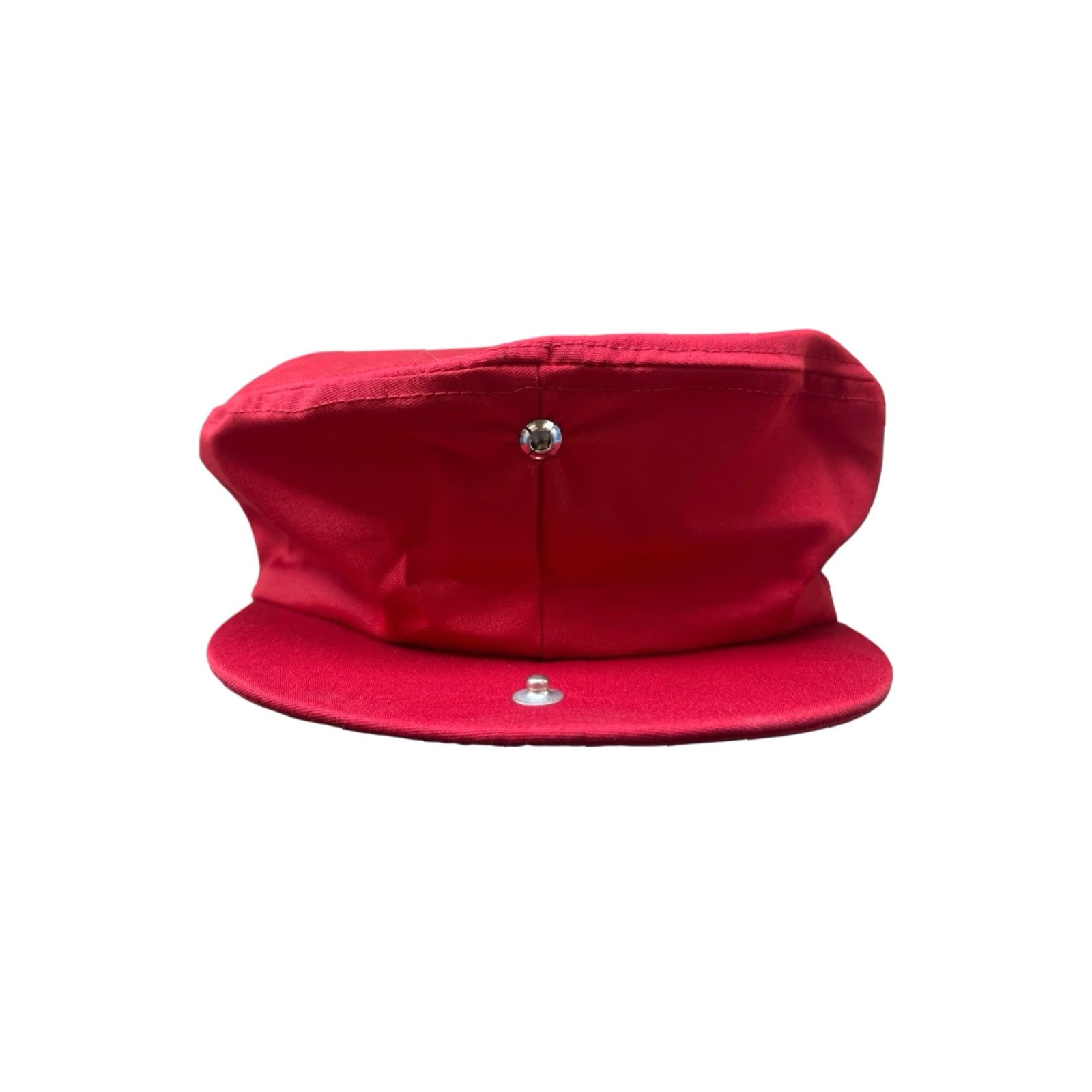 Vintage VINTAGE Cabbie Driver's Flat Cap Hat Adult XL Red 90s Flat Cap NWOT Deadstock Mens Size ONE SIZE - 5 Thumbnail