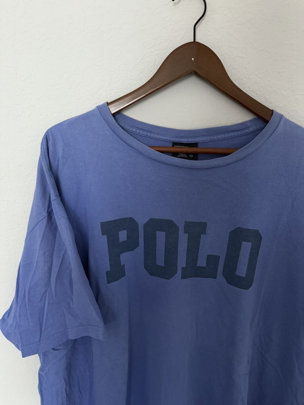 Polo Ralph Lauren Vintage Polo Ralph Lauren Spell Out Tee Size US XXL / EU 58 / 5 - 1 Thumbnail