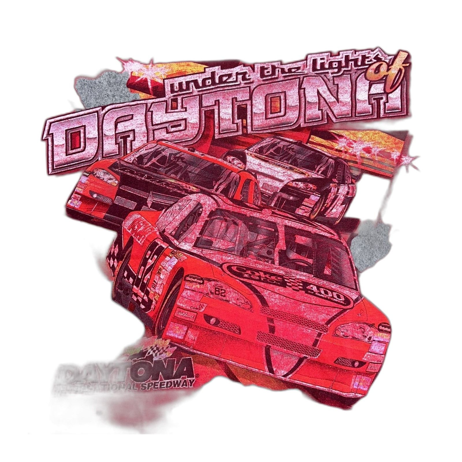 Chase Authentics Vitngae Faded NASCAR Daytona Red Shirt Chase Authentics XL S Size US XL / EU 56 / 4 - 2 Thumbnail