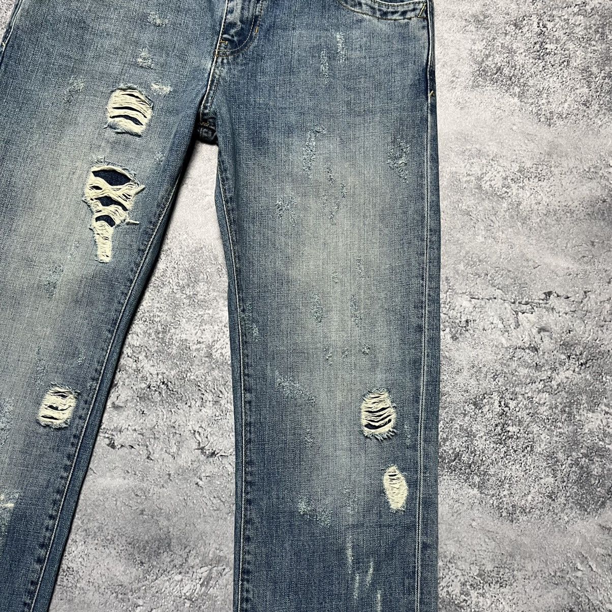 Desigual Vintage Desigual Distressed Trashed Denim Jeans Streetwear Size US 28 / EU 44 - 5 Thumbnail