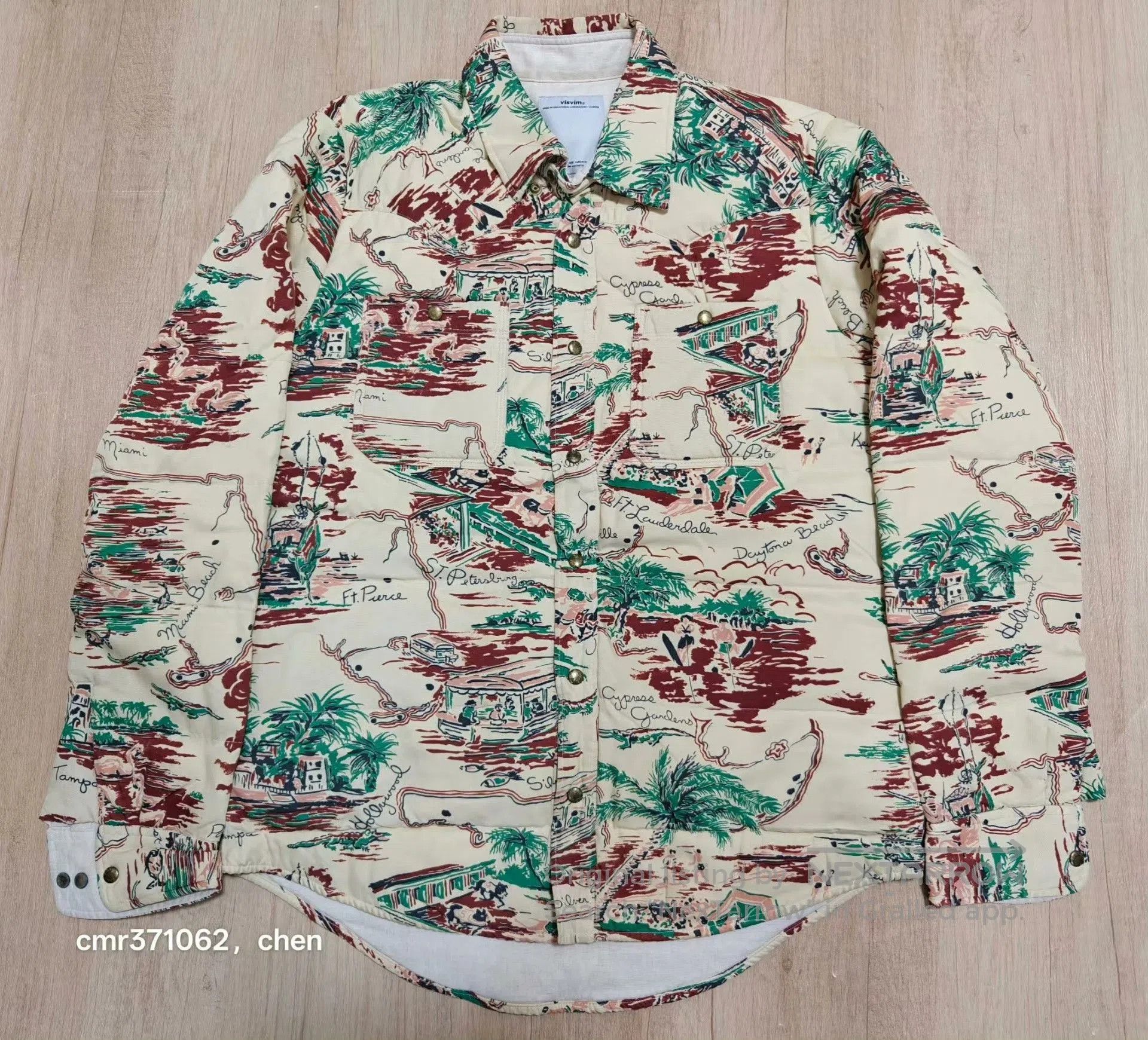 Visvim VISVIM KEESEY CHECK DOWN JACKET Beige | Grailed