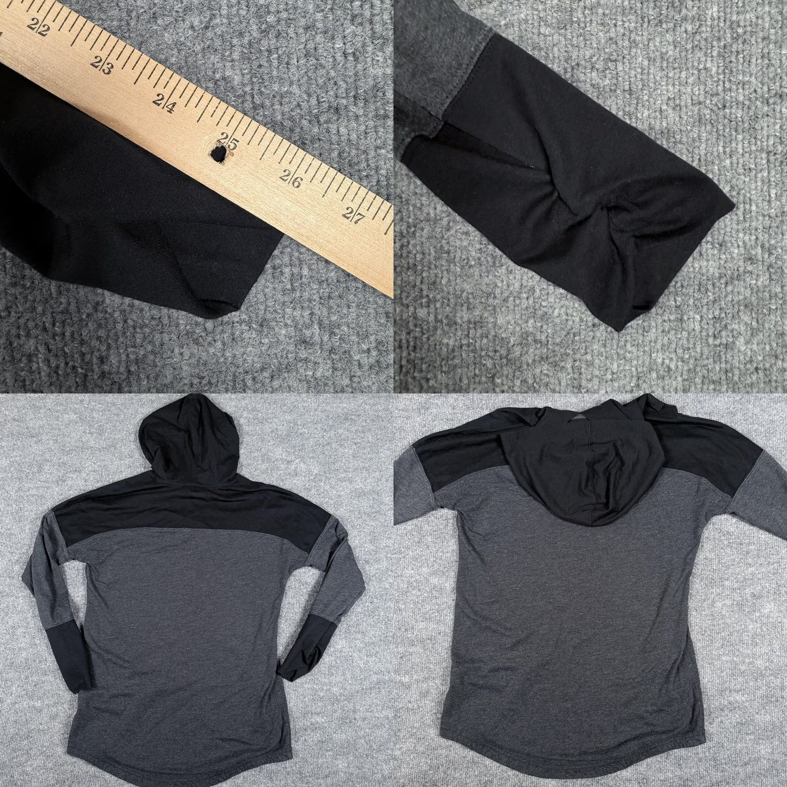 Puma PUMA Shirt Womens M Gray Hoodie Pullover Long Sleeve Athletic Lightweight Casual Size M / US 6-8 / IT 42-44 - 8 Thumbnail