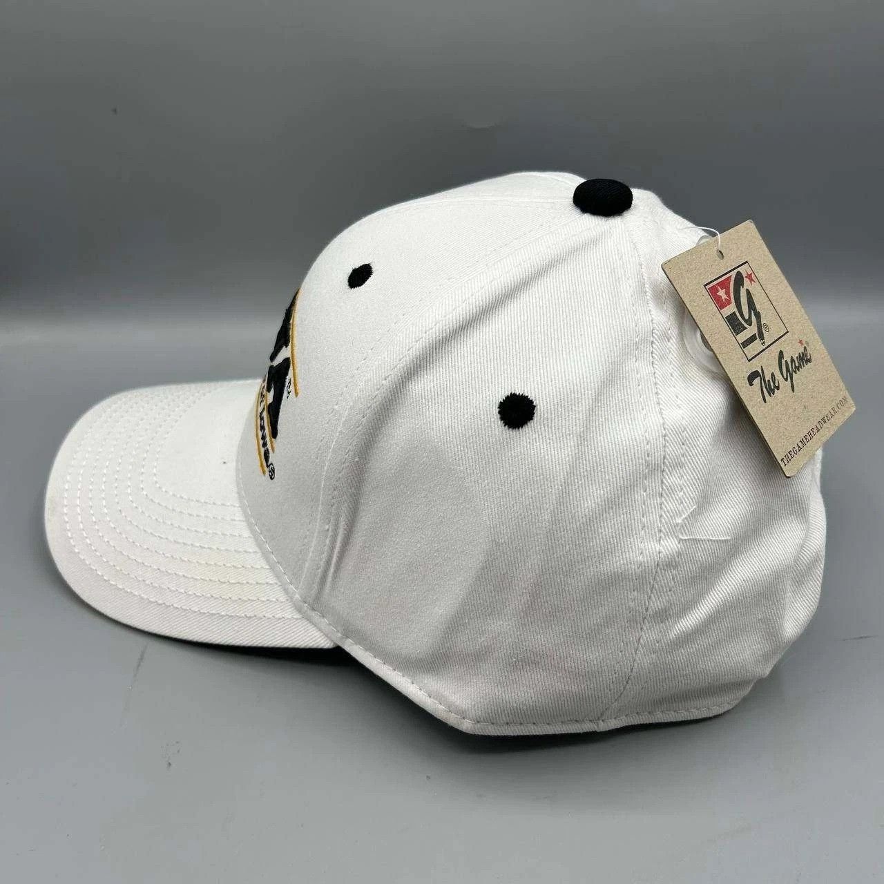 The Game Iowa Hawkeyes Hat Men White Black The Game Snap Back Cotton Size ONE SIZE - 6 Thumbnail