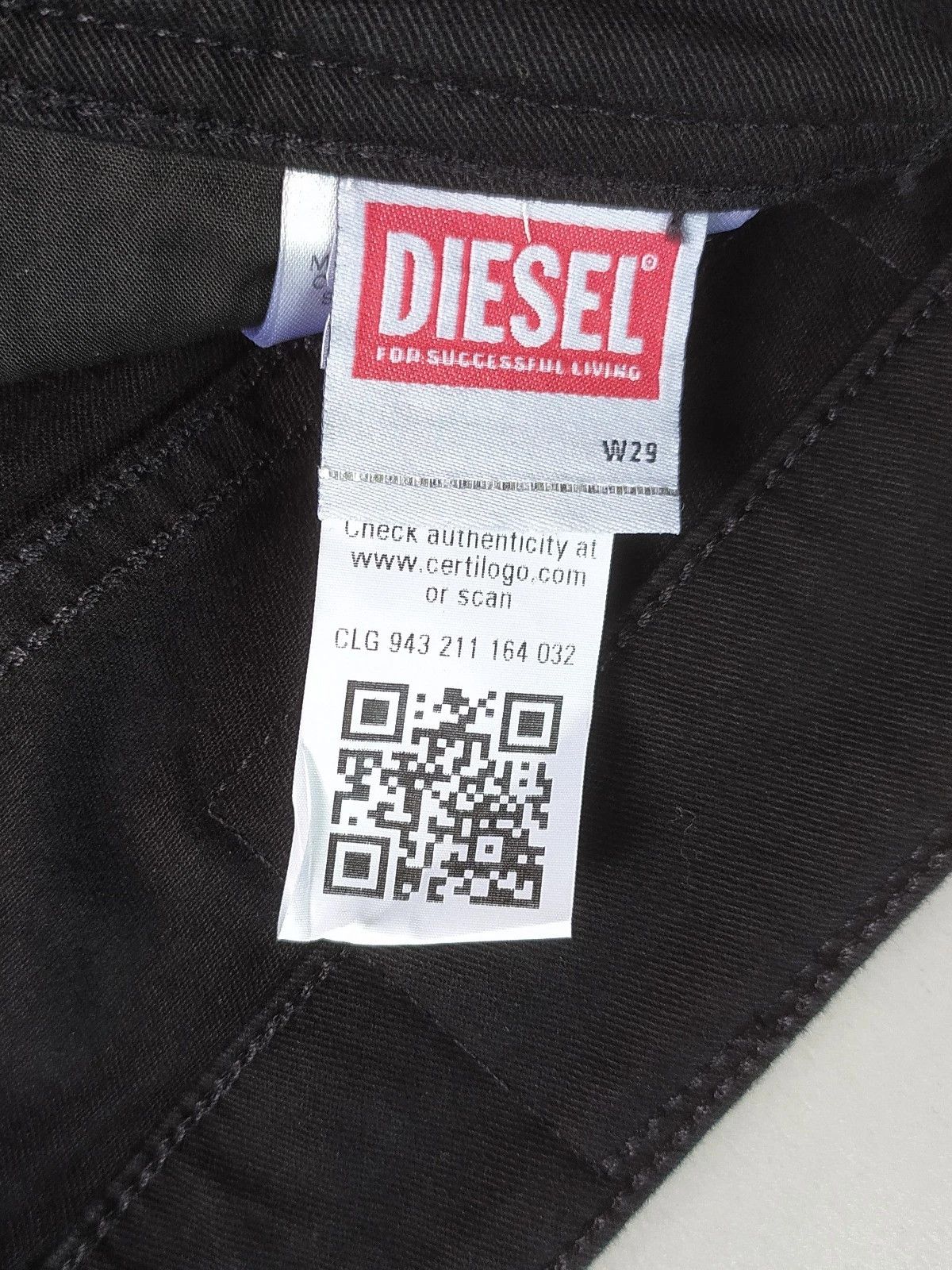 Diesel Diesel 1979 SLEENKER-R L.32 MENS JEANS SLTP/9884 Size US 29 - 7 Thumbnail