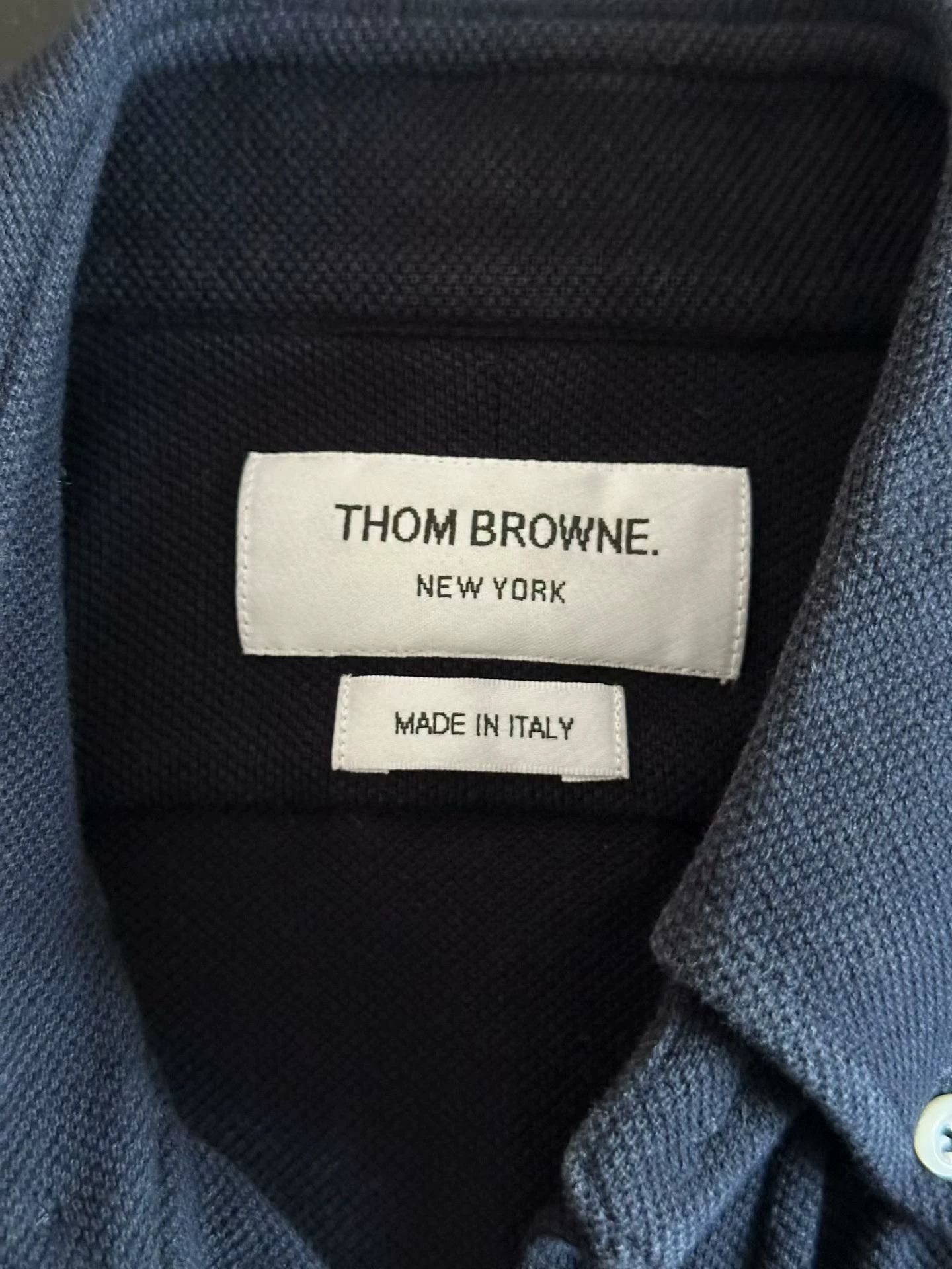 Thom Browne Thom Browne Navy Double Armband Shirt Size 1 Size US S / EU 44-46 / 1 - 5 Thumbnail