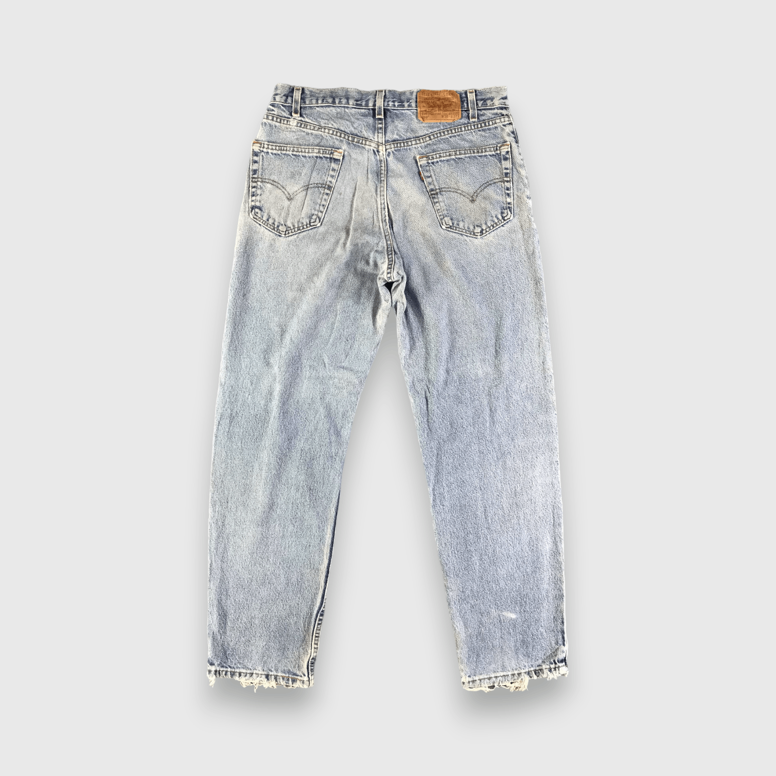 Levi's Vintage Blue Wash Levis 550 Jeans-J3022 Size US 35 - 2 Thumbnail