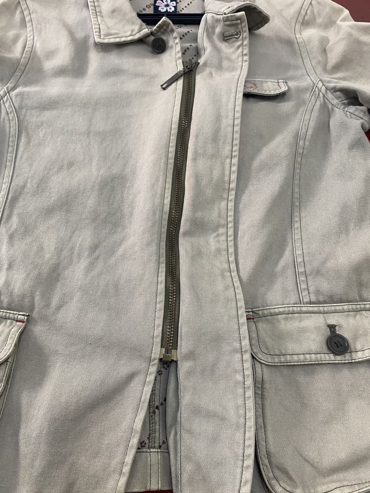 Japanese Brand JAPANESE DESIGNER NAMITATSU MULTIPOKET SUNFADED JACKET RARE Size US L / EU 52-54 / 3 - 6 Thumbnail