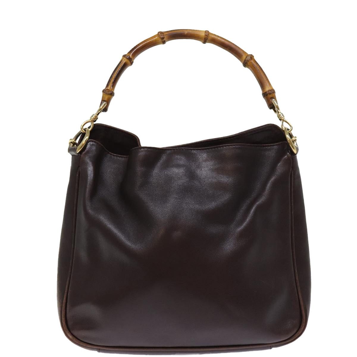 Gucci GUCCI Bamboo Shoulder Bag Leather Brown 001 2058 1638 0 Size ONE SIZE - 3 Thumbnail