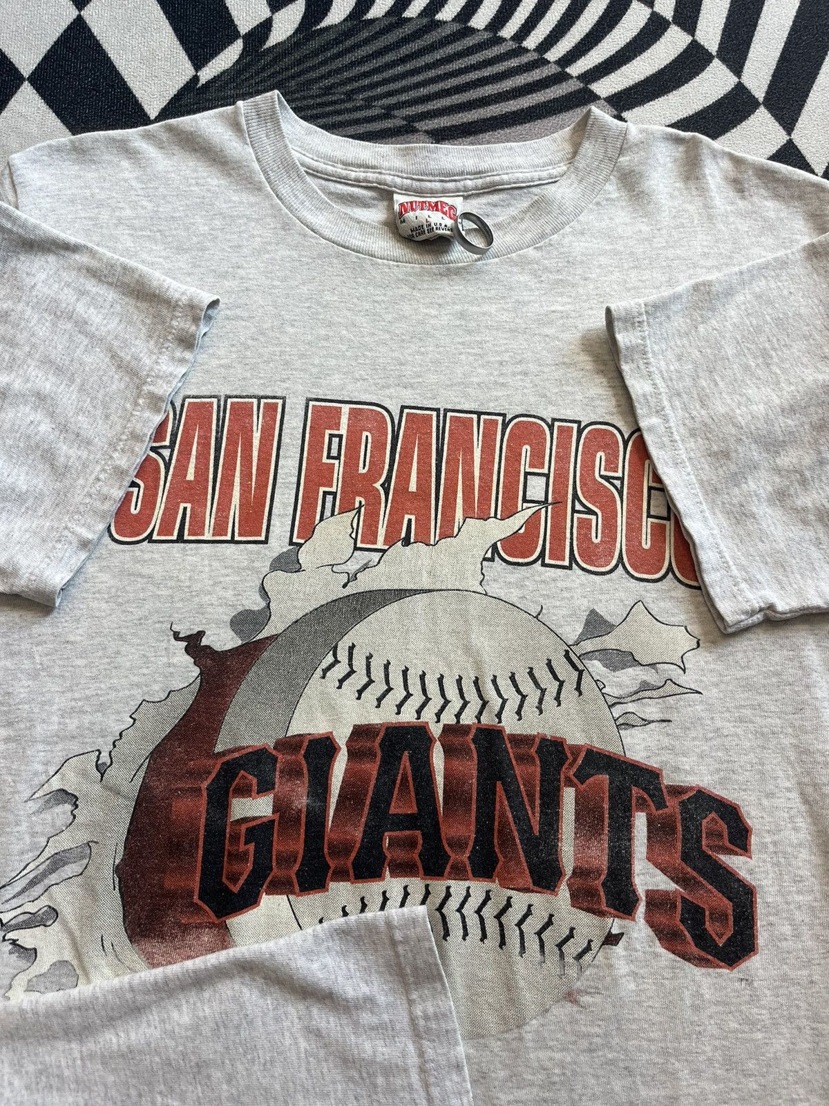 MLB Vintage MLB SAN FRANCISCO GIANTS Nutmeg 90’s Back off Tshirt Size US L / EU 52-54 / 3 - 8 Thumbnail