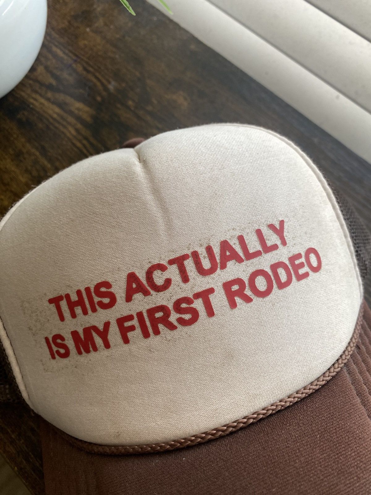 Other Funny This Actually is My First Rodeo Trucker Hat Size ONE SIZE - 2 Thumbnail