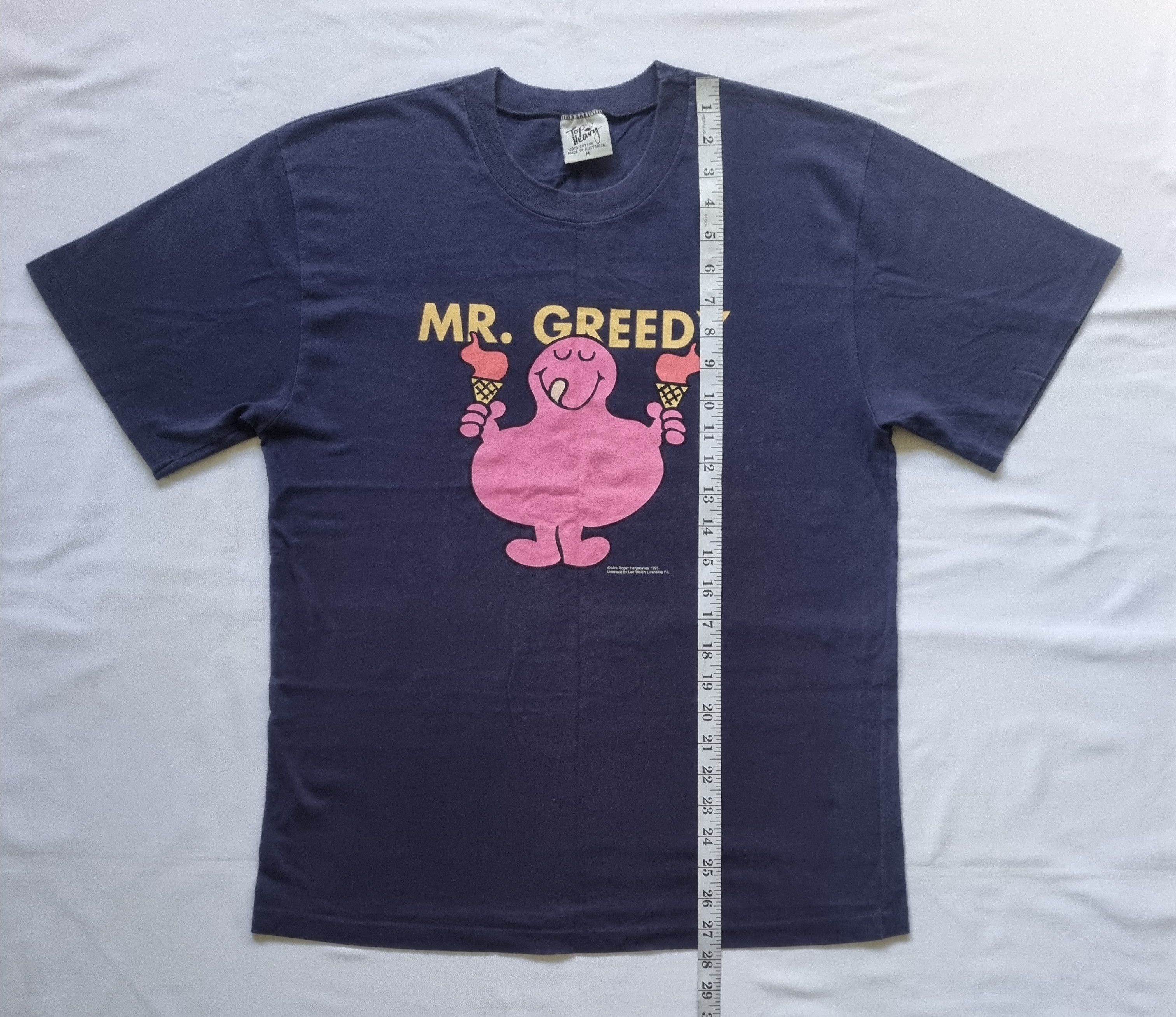 Man Made In Australia Mr. Greedy T Shirt. Size US M / EU 48-50 / 2 - 4 Thumbnail