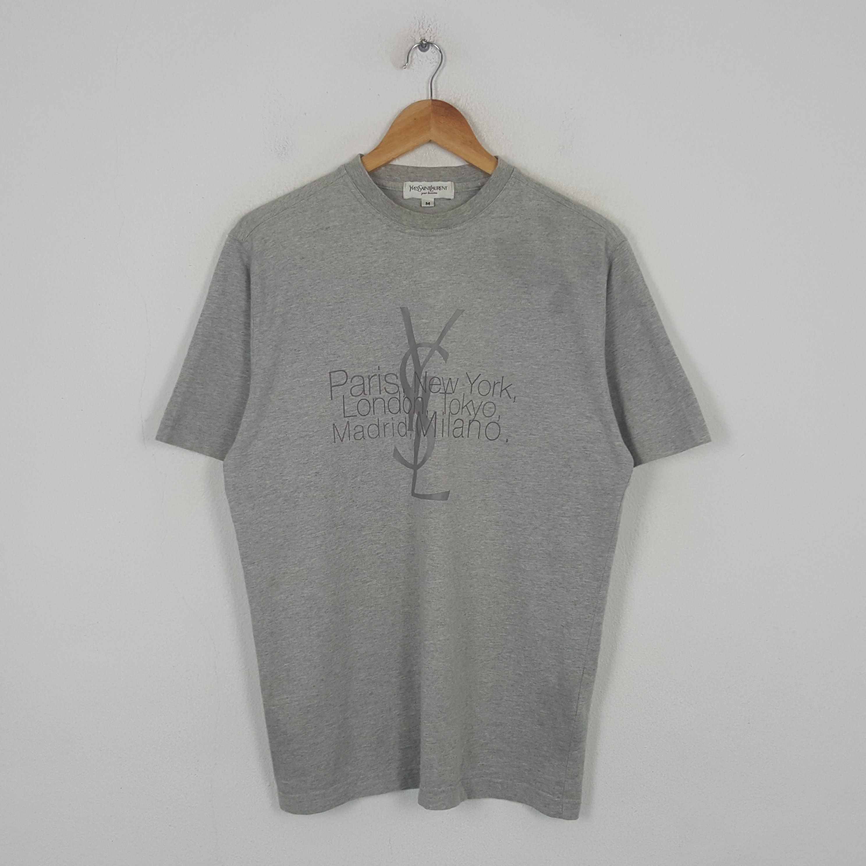 Yves Saint Laurent Vintage Yves Saint Laurent Designer Tshirt CC294N72 Size US L / EU 52-54 / 3 - 1 Thumbnail