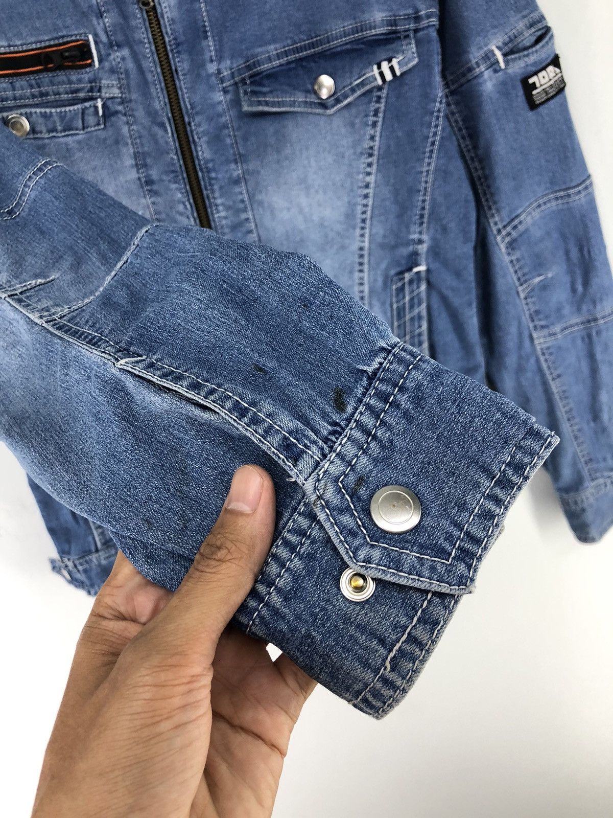 Japanese Brand Vintage Toraichi Denim Workwear Jacket Size M / US 6-8 / IT 42-44 - 16 Thumbnail