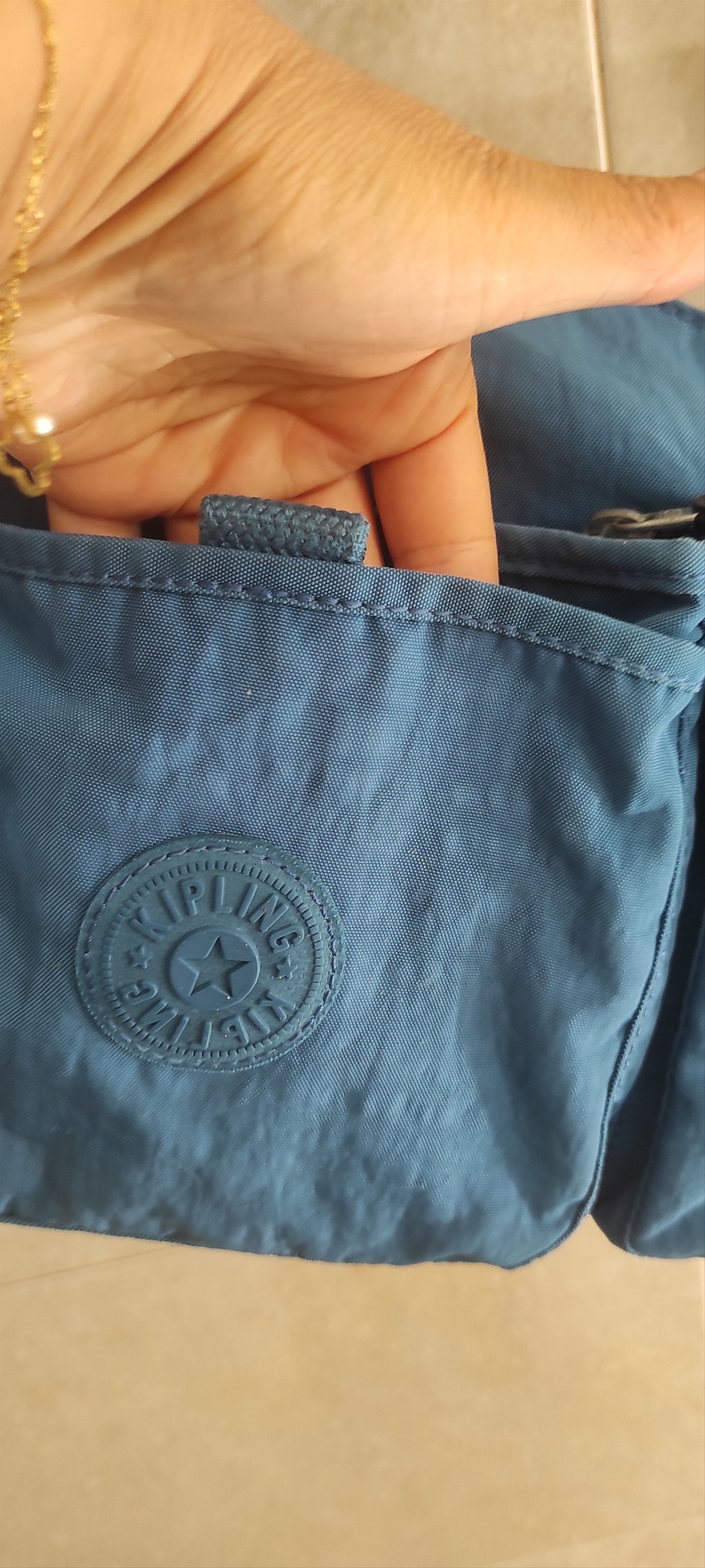 Other Kipling Shoulder Bag Women Havana Blue Multi Pockets Size ONE SIZE - 12 Thumbnail