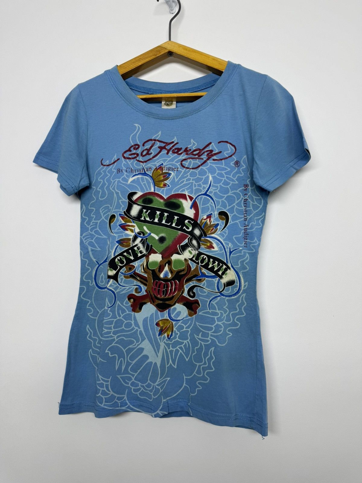 Ed Hardy Vintage ed hardy by christian audigier y2k t shirt Size S / US 4 / IT 40 - 7 Thumbnail