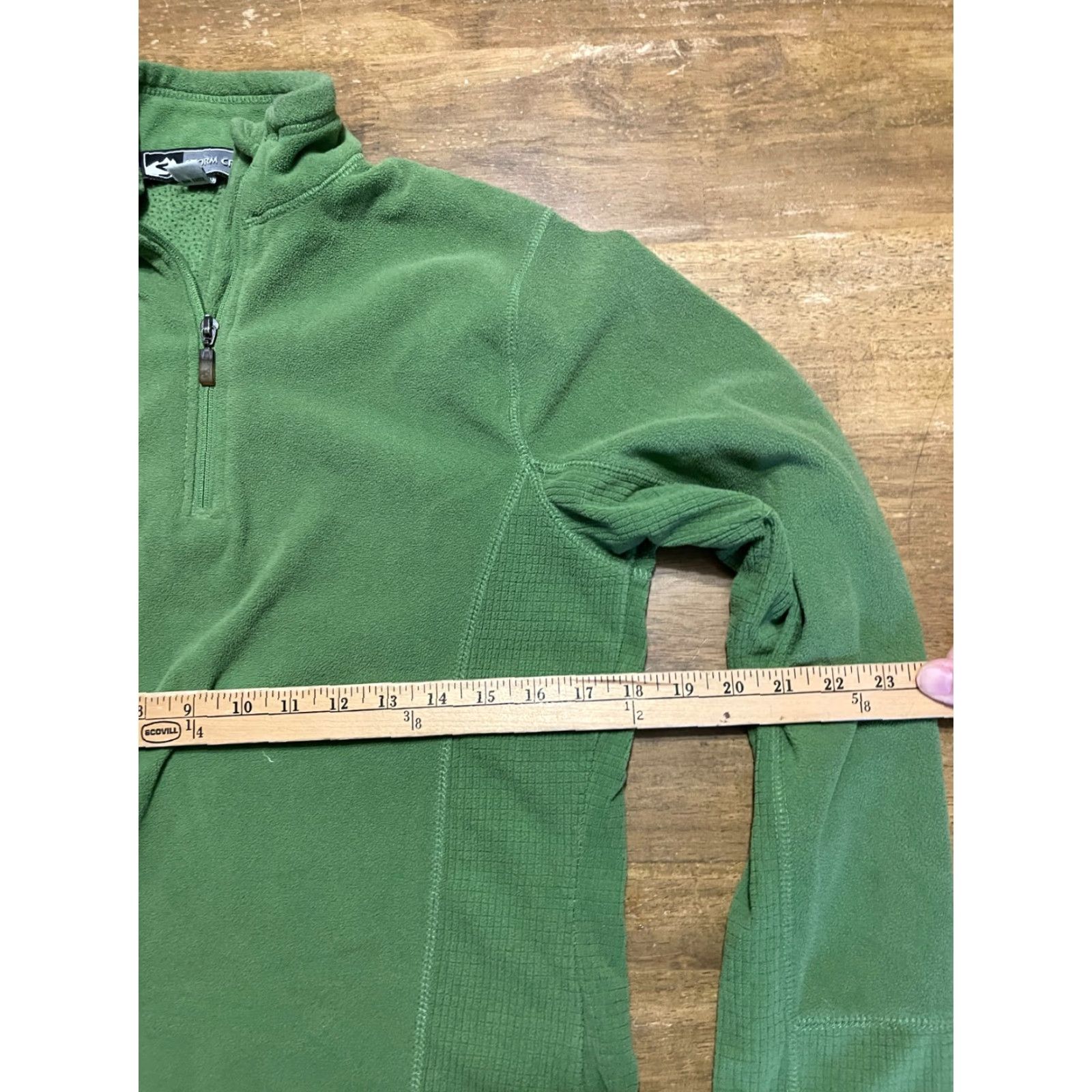 Vintage Storm Creek Sweater, Women's Large, Green, 1/4 Zip Up, Long Sleeve, Pullover, Mock Neck, Casual Wear, Women Size L / US 10 / IT 46 - 5 Thumbnail