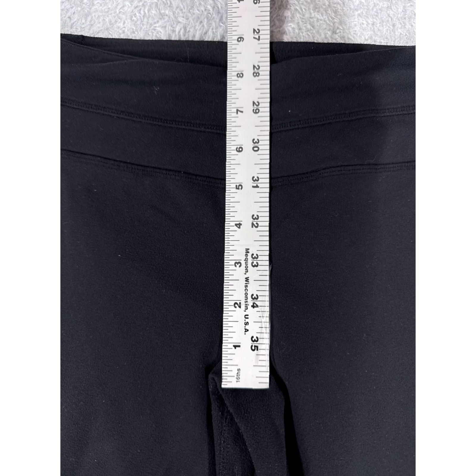Lululemon Lululemon Pants Women 6 Black Wide-Leg Cropped 20" Inseam Yoga Workout Athleisure Casual Capris Pants Womens Size 28" / US 6 / IT 42 - 7 Thumbnail