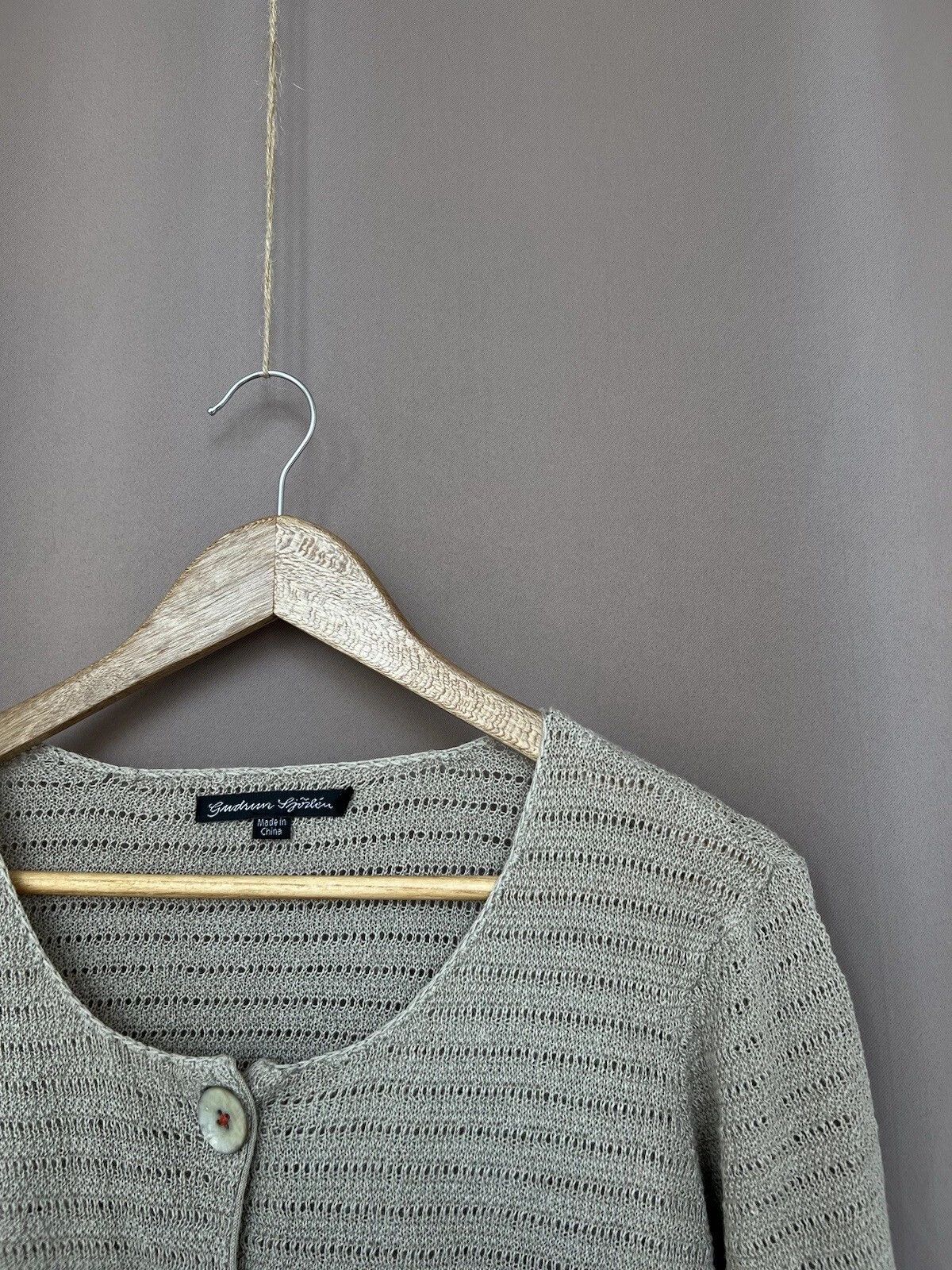Gudrun Sjoden Gudrun Sjoden Cardigan Womens Size M Button Knit Sweater Size M / US 6-8 / IT 42-44 - 6 Thumbnail