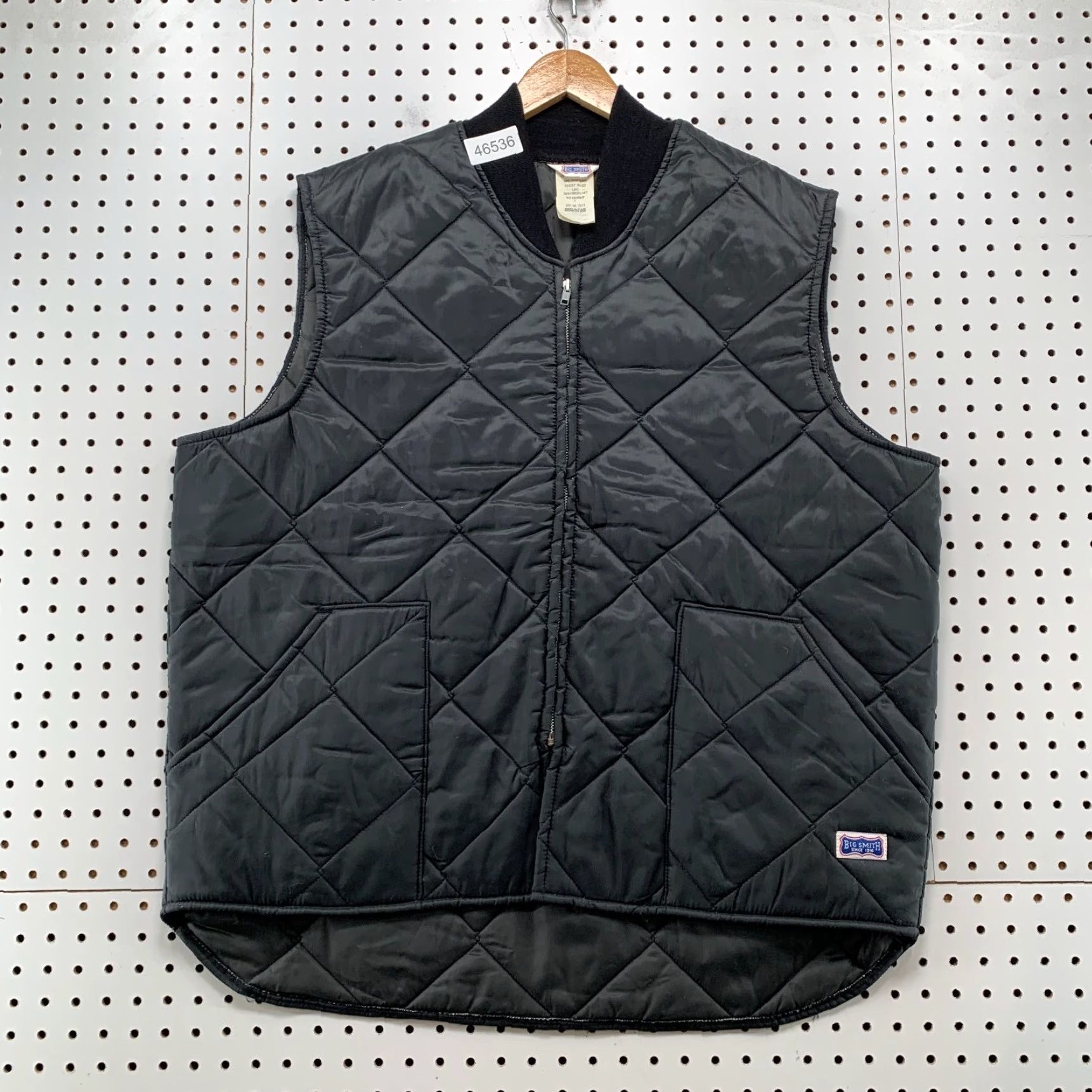 Vintage VINTAGE Big Smith Quilted Vest Jacket Mens 3XL Black Made USA Size US XXL / EU 58 / 5 - 2 Thumbnail