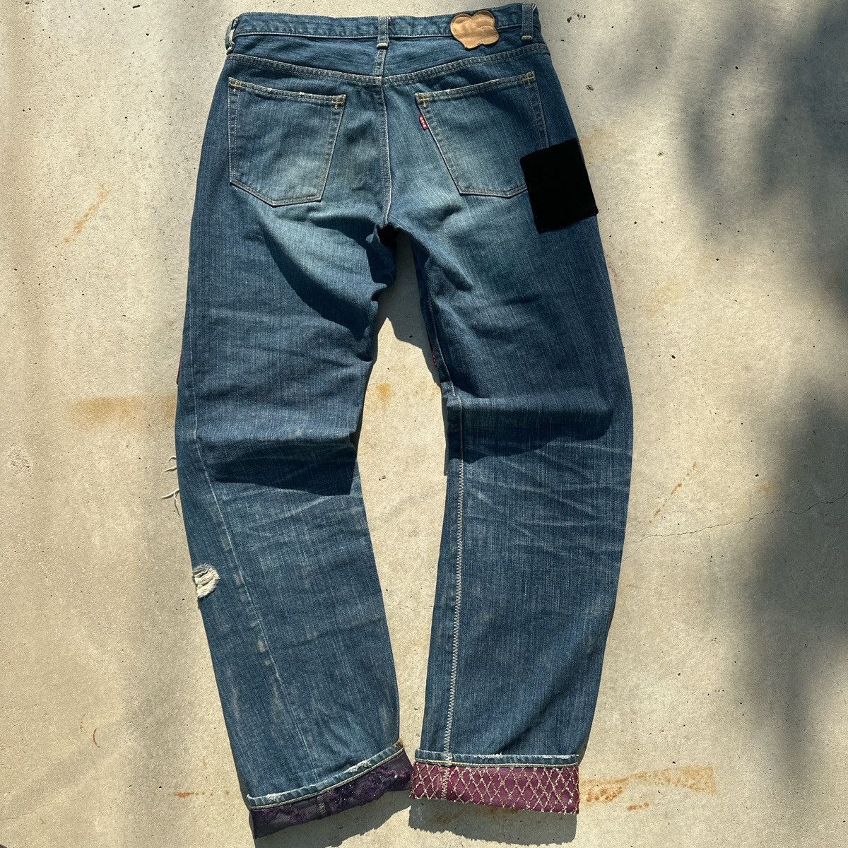 Number (N)ine Number Nine Aw03 Kurt Period Patchwork Jeans