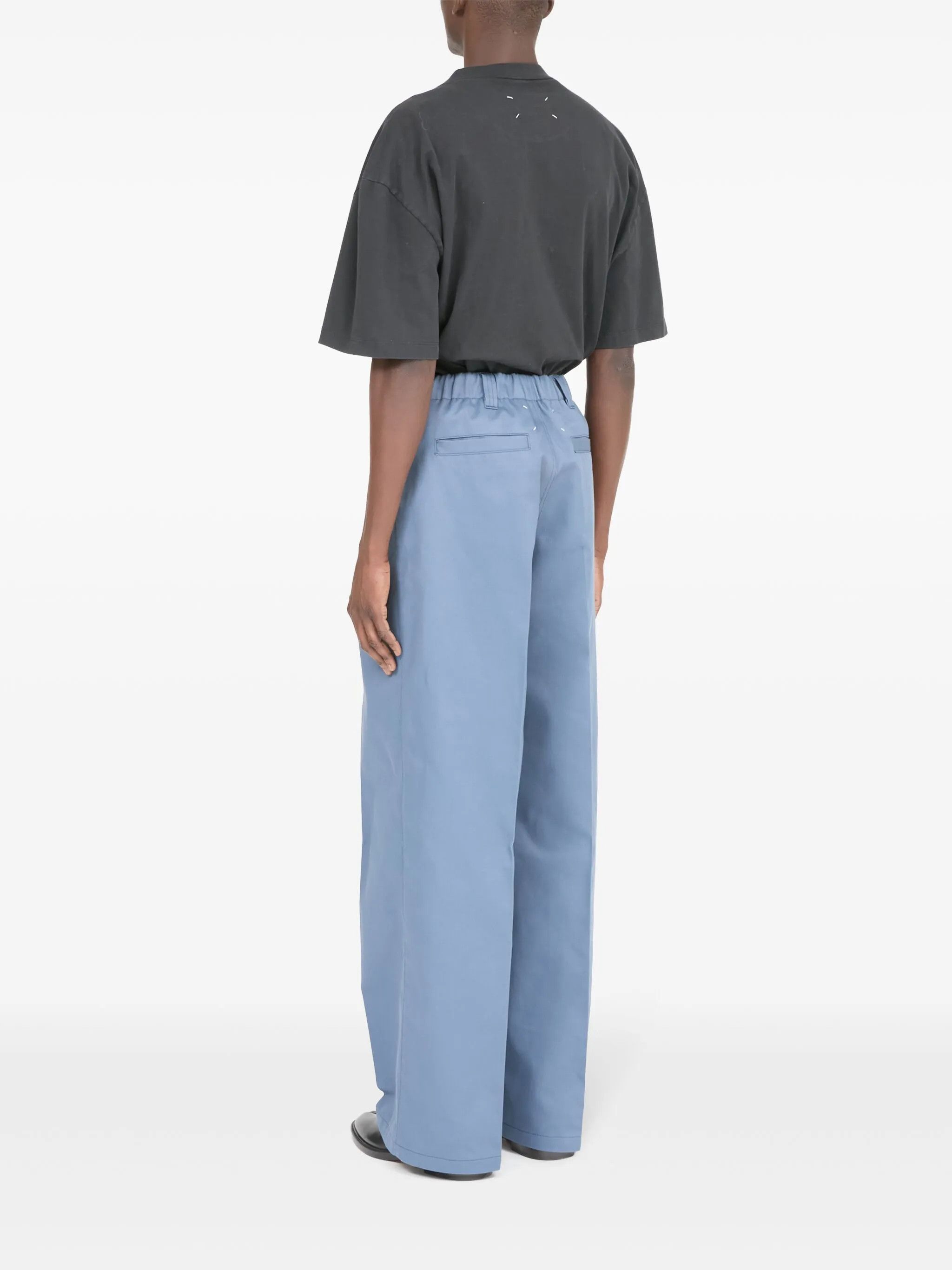 Maison Margiela o1w1db11225 Skater Chino Trousers in Blue Size US 36 / EU 52 - 5 Thumbnail