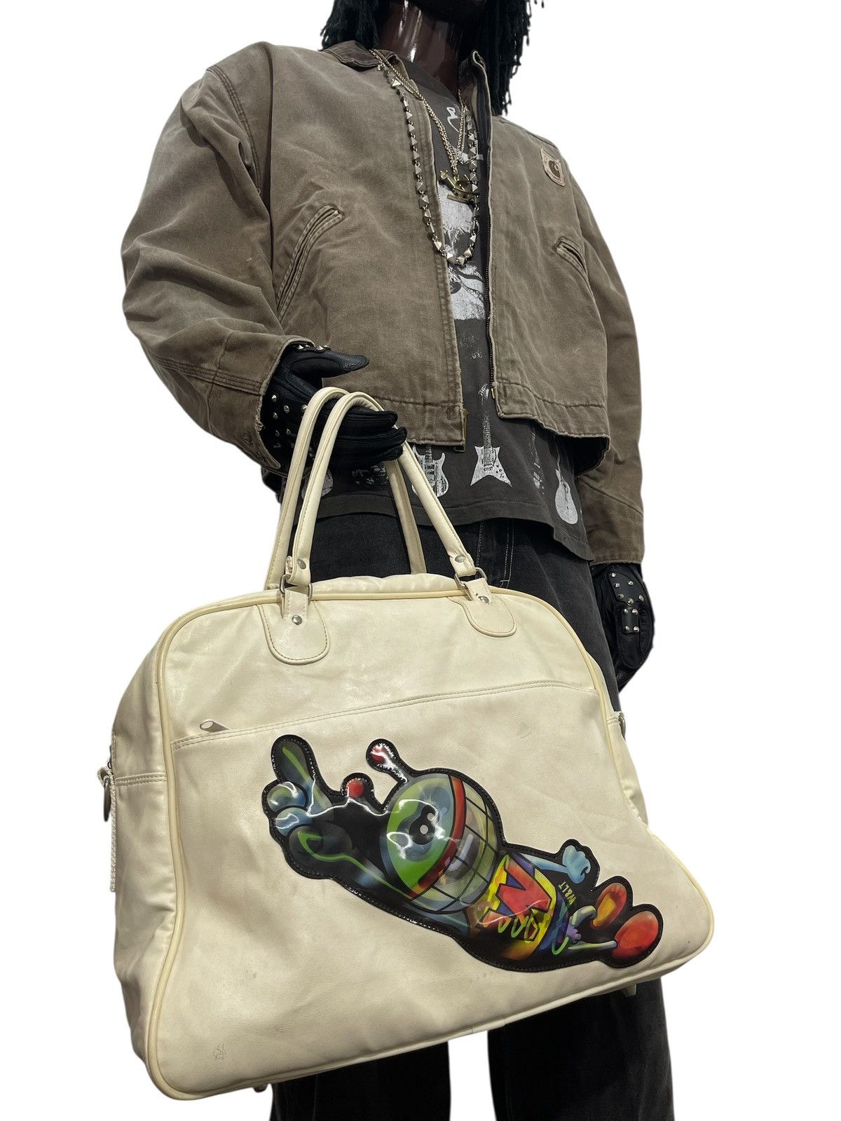 Walter Van Beirendonck Rare Archive 90s W&LT Puk Puk Duffle Sports Bag 6🟩 Size ONE SIZE - 2 Thumbnail