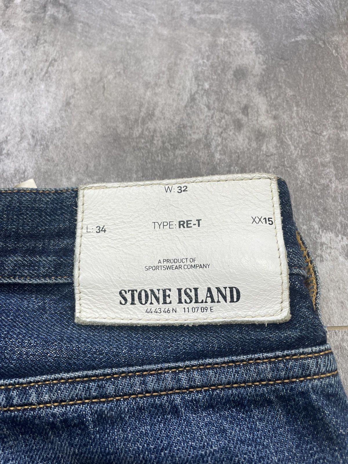 Stone Island Vintage Stone Island Baggy Denim Jeans Patch Logo 90s Y2k Size US 32 / EU 48 - 7 Thumbnail