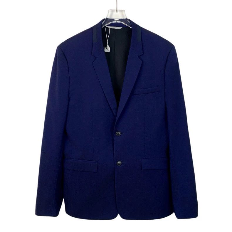 Dior Dior Dark blue wool lapel single-breasted suit 2501-Nextarr Size 48R - 1 Thumbnail