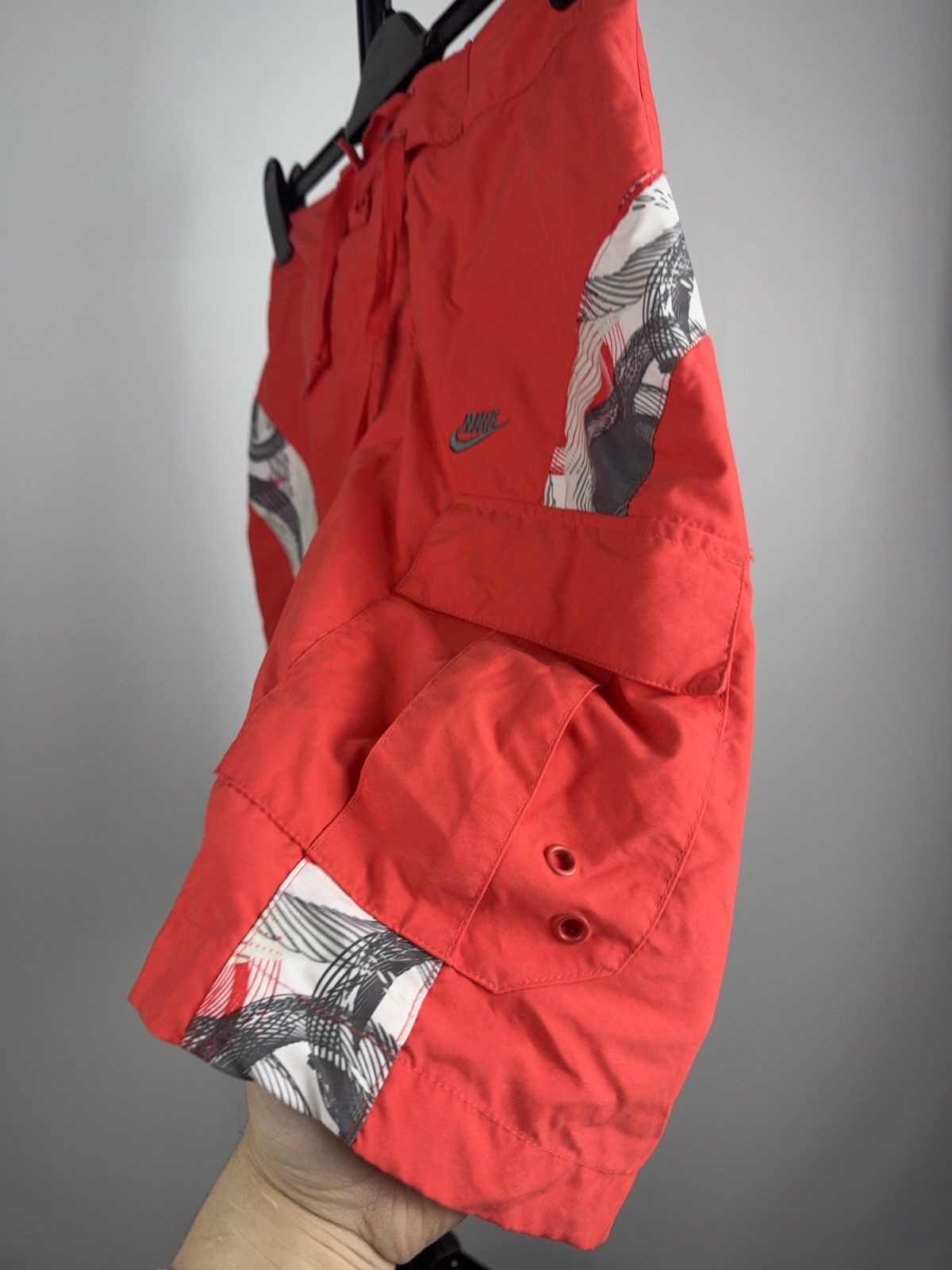Nike 00s Vintage Nike Board Shorts Red Cargo Surf Y2K Size 30 Size US 30 / EU 46 - 3 Thumbnail