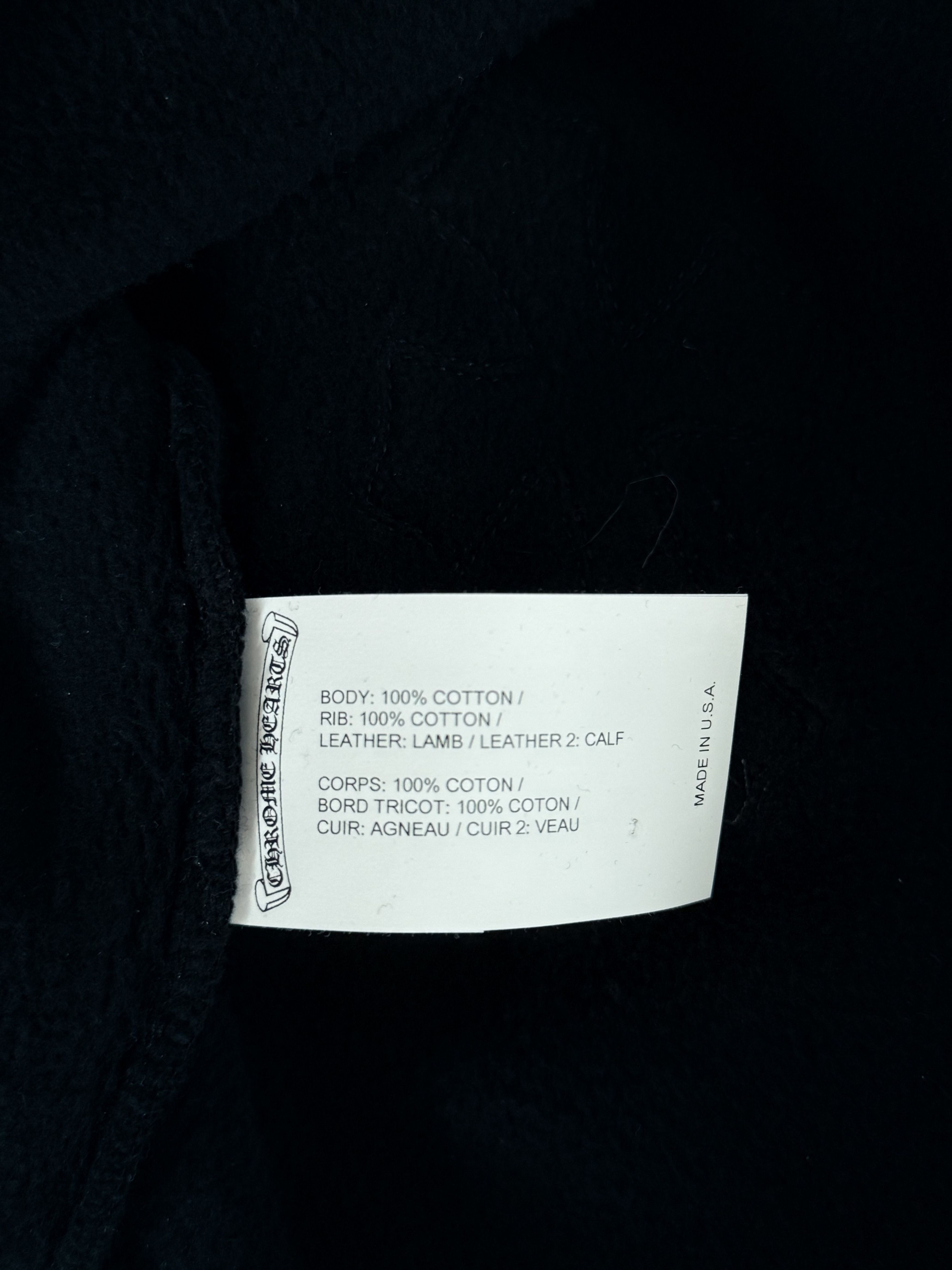 Chrome Hearts Chrome Hearts Black Cross Patch Quarter Zip Sweater Size US M / EU 48-50 / 2 - 4 Thumbnail