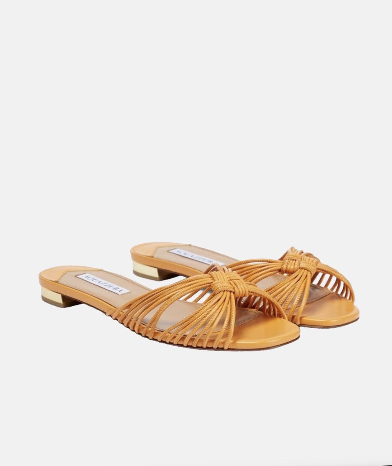 Aquazzura Aquazzura Sandals Orange Size US 5.5 / IT 35.5 - 1 Thumbnail