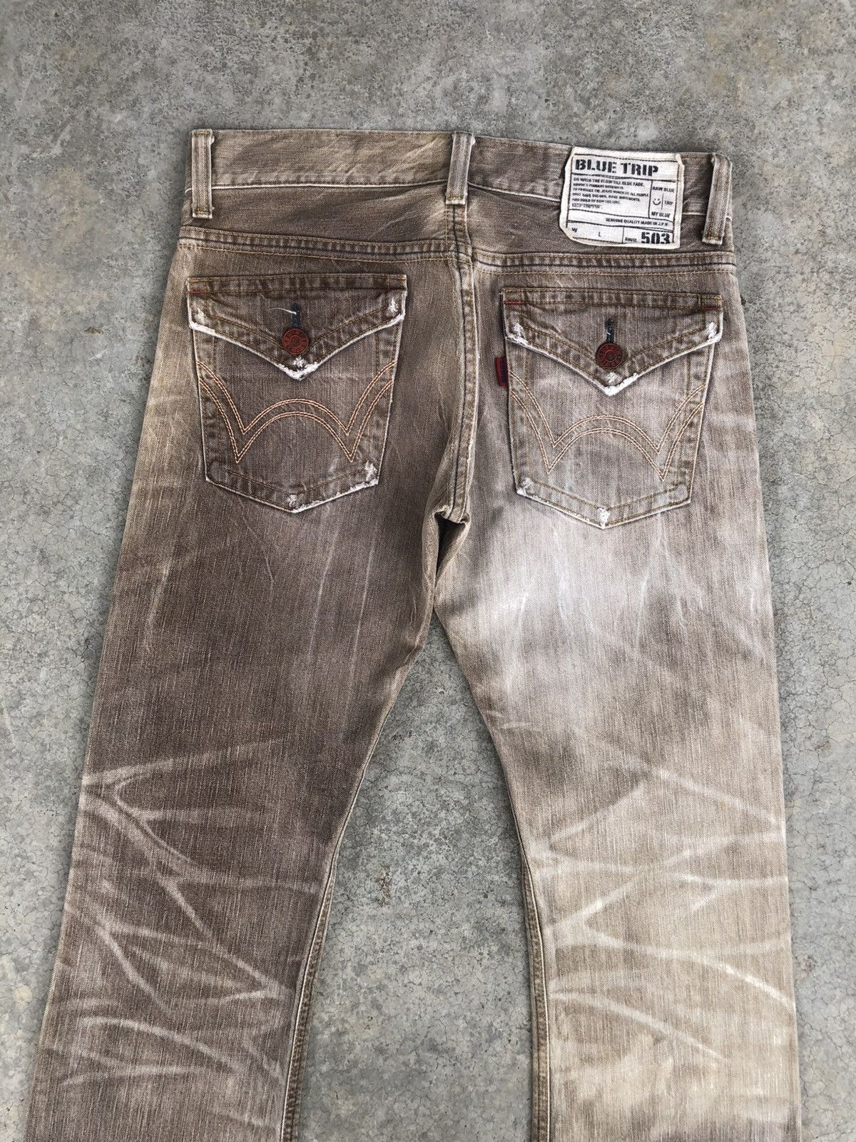 If Six Was Nine Japanese Edwin Flared Jeans Distressed Jeans Size US 32 / EU 48 - 8 Thumbnail