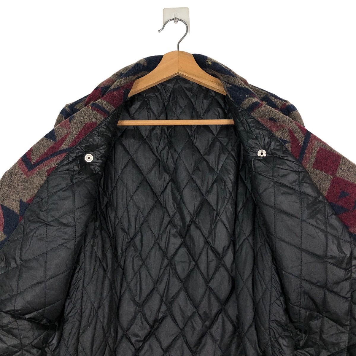 Hysteric Glamour 🔥Vintage Wool Biker Jacket Navajo Design Double Collar Size US M / EU 48-50 / 2 - 14 Thumbnail