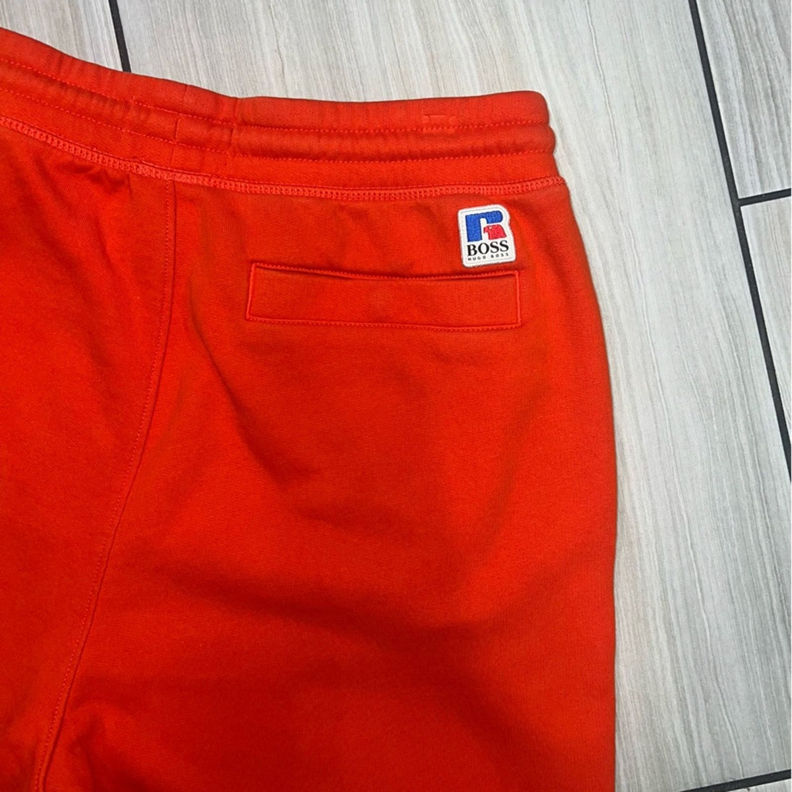 Russell Athletic Boss x Russell Athletic Orange Embroidered Joggers Size US 32 / EU 48 - 9 Thumbnail