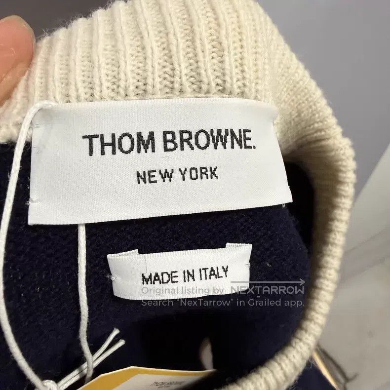 Thom Browne Thom Browne Four-Stripe Sweater Size US S / EU 44-46 / 1 - 3 Thumbnail